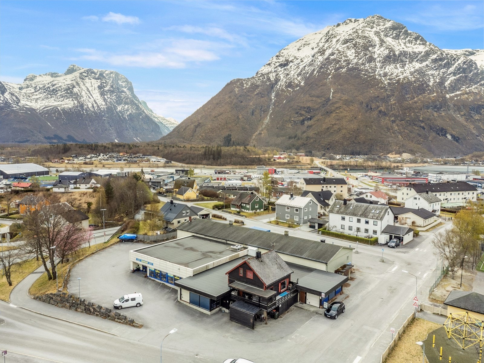 Dronefoto Galleribilde