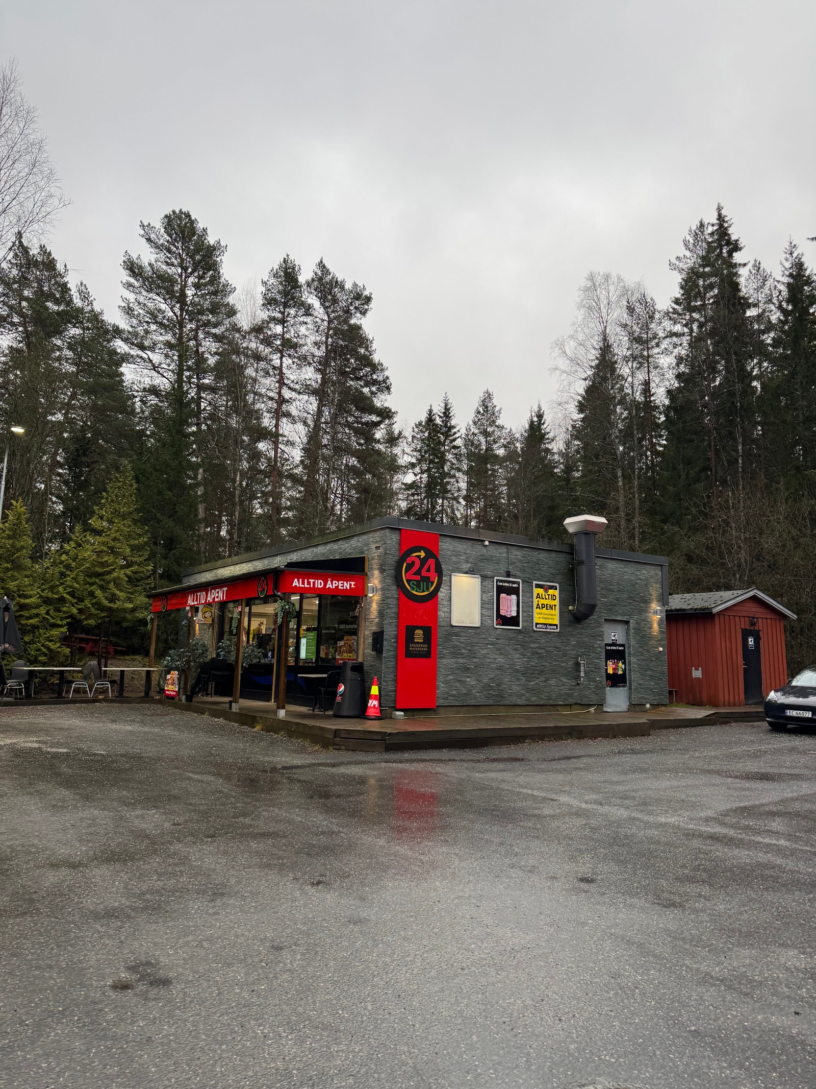 Leieobjektet er kiosk/ butikk, som vist her. Galleribilde