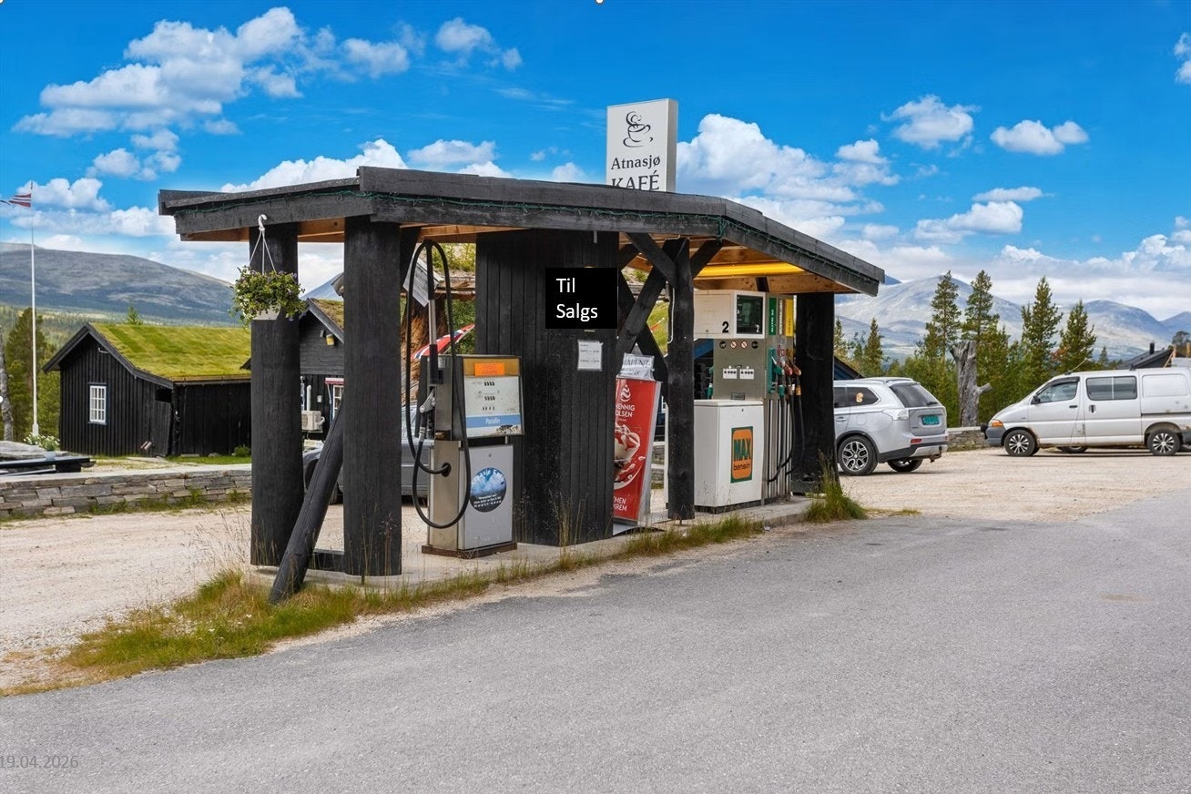 Drivstoffanlegg. Dette administreres av Max Energi. Galleribilde