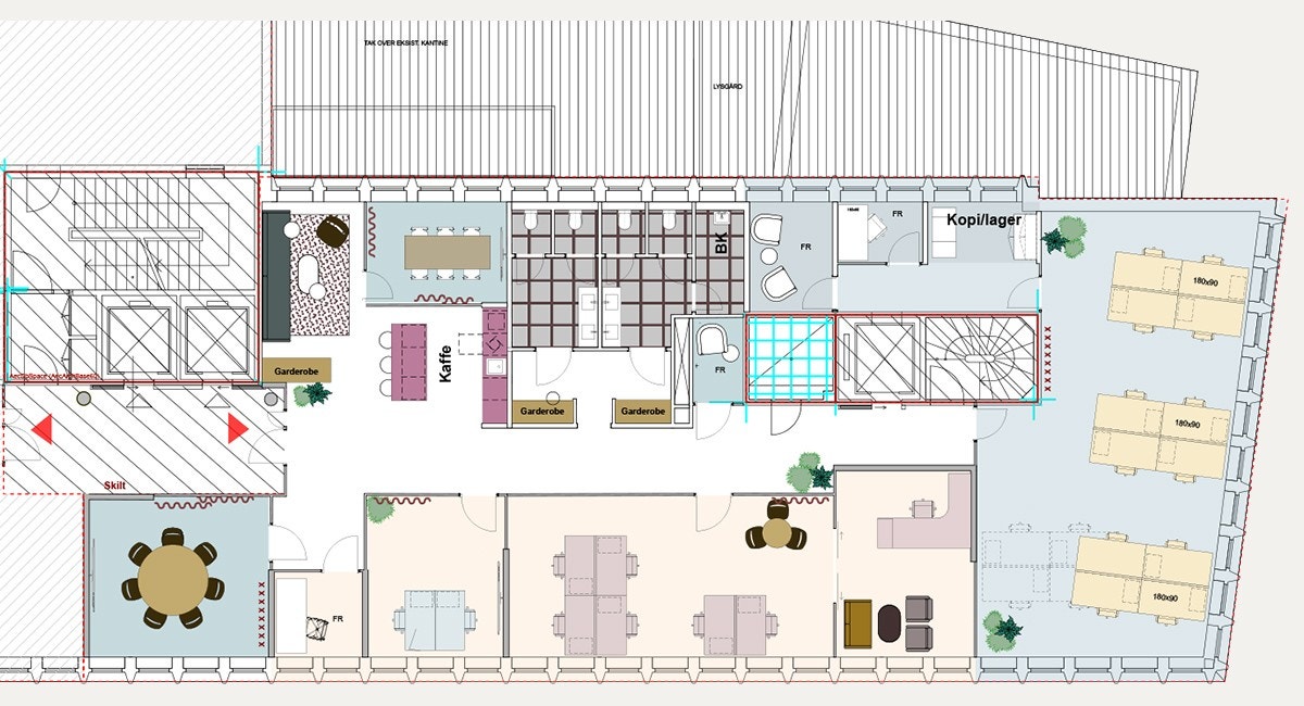 Plantegning (det tas forbehold om evt. avvik til eksisterende løsning) Galleribilde