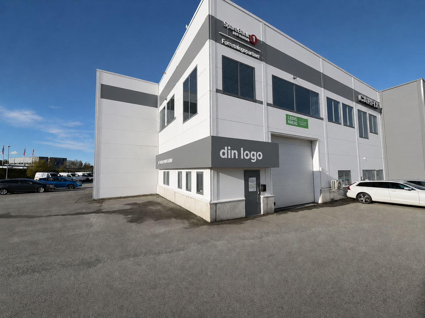 Planlagt ny fasade. Galleribilde