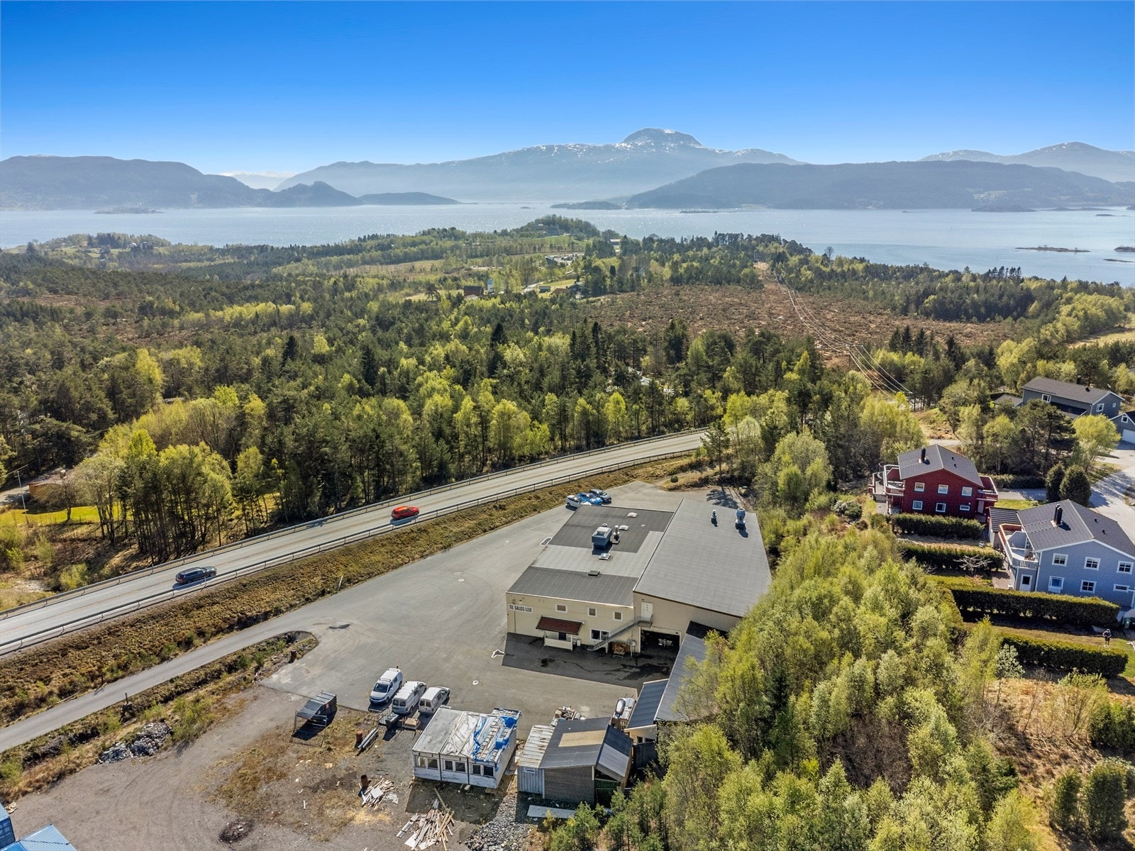 Dronefoto Galleribilde
