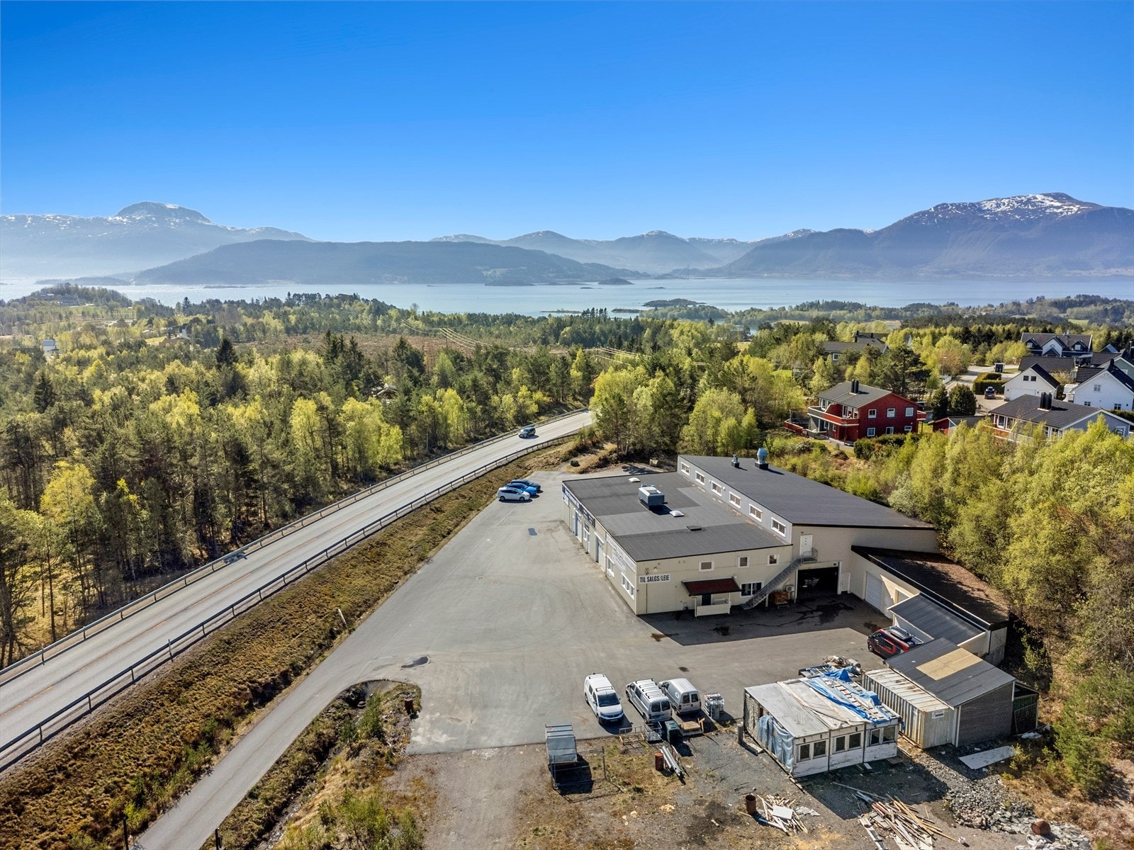 Dronefoto Galleribilde