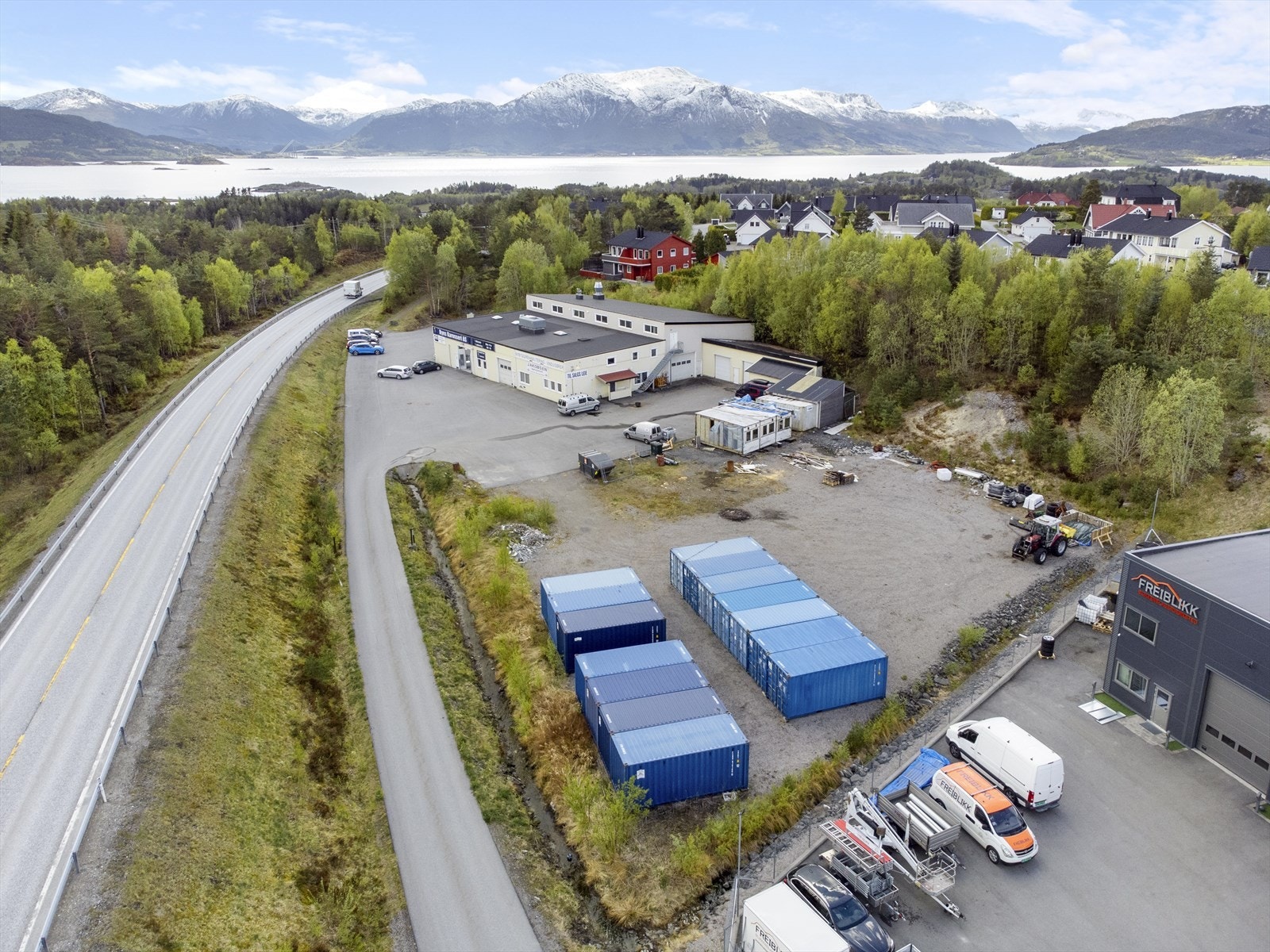 Dronefoto Galleribilde