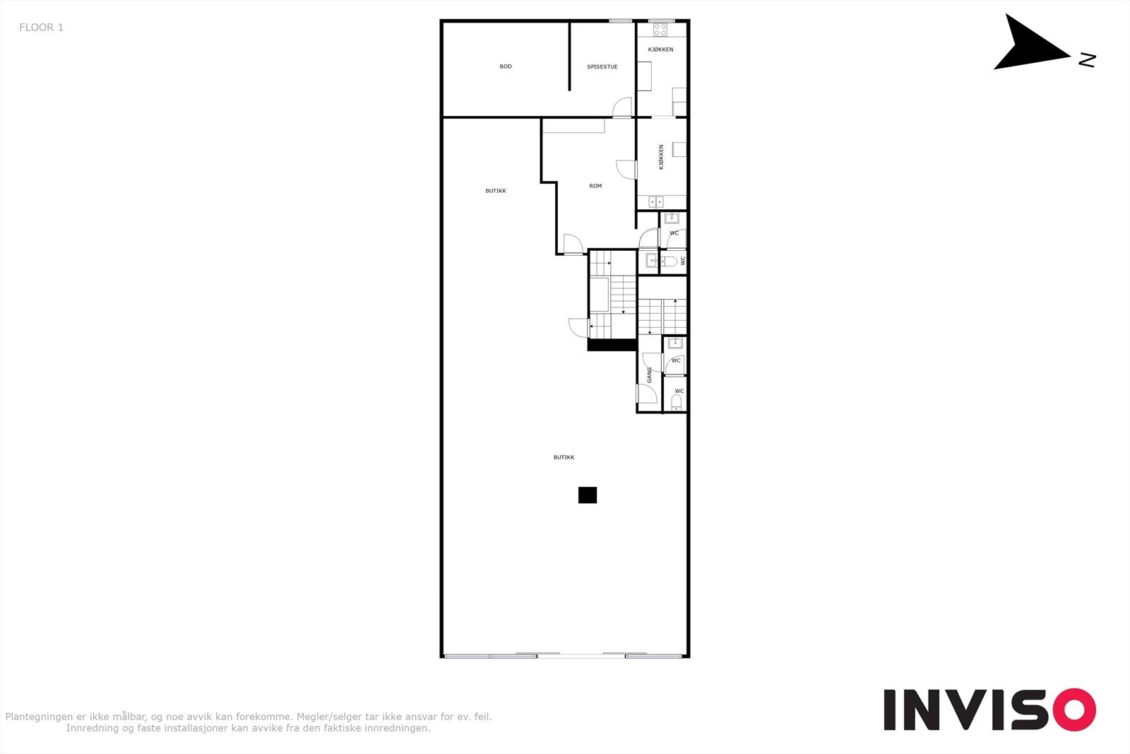 Plantegninger hovedplan Galleribilde