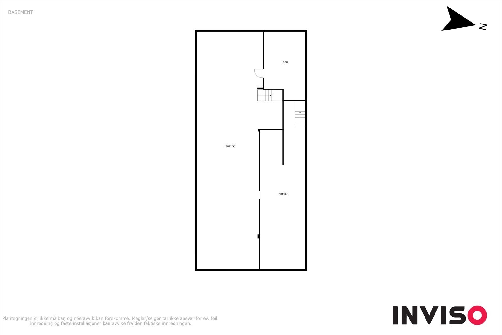 Plantegninger underetasje Galleribilde