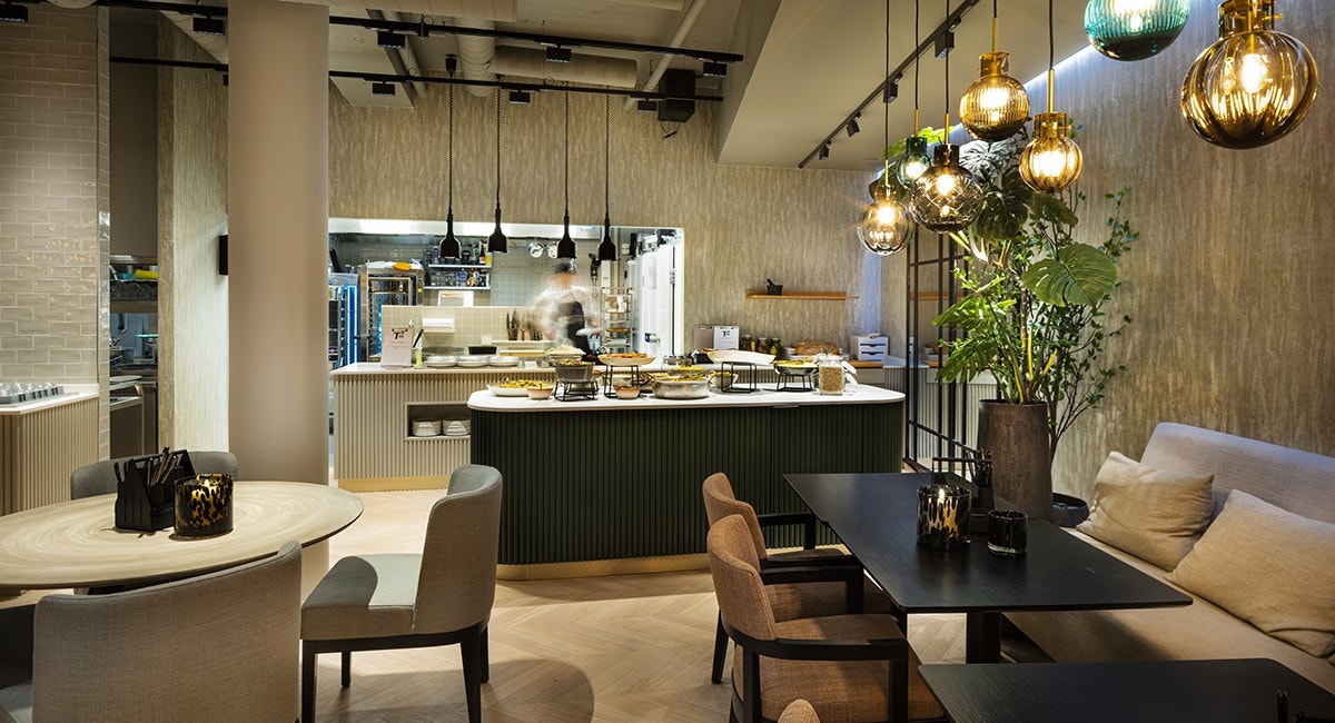 Hyggelig personalrestaurant i 1. etasje Galleribilde