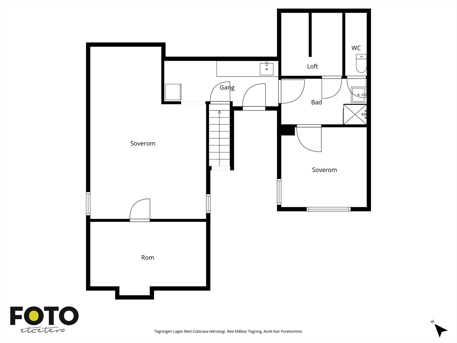 Plantegning Loft Galleribilde