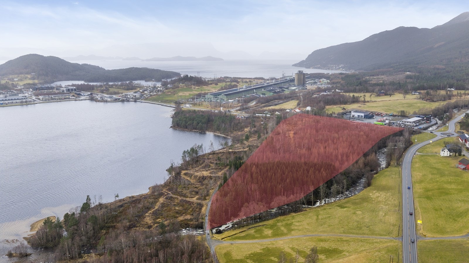 Stor utviklingstomt på 52,3 daa Galleribilde
