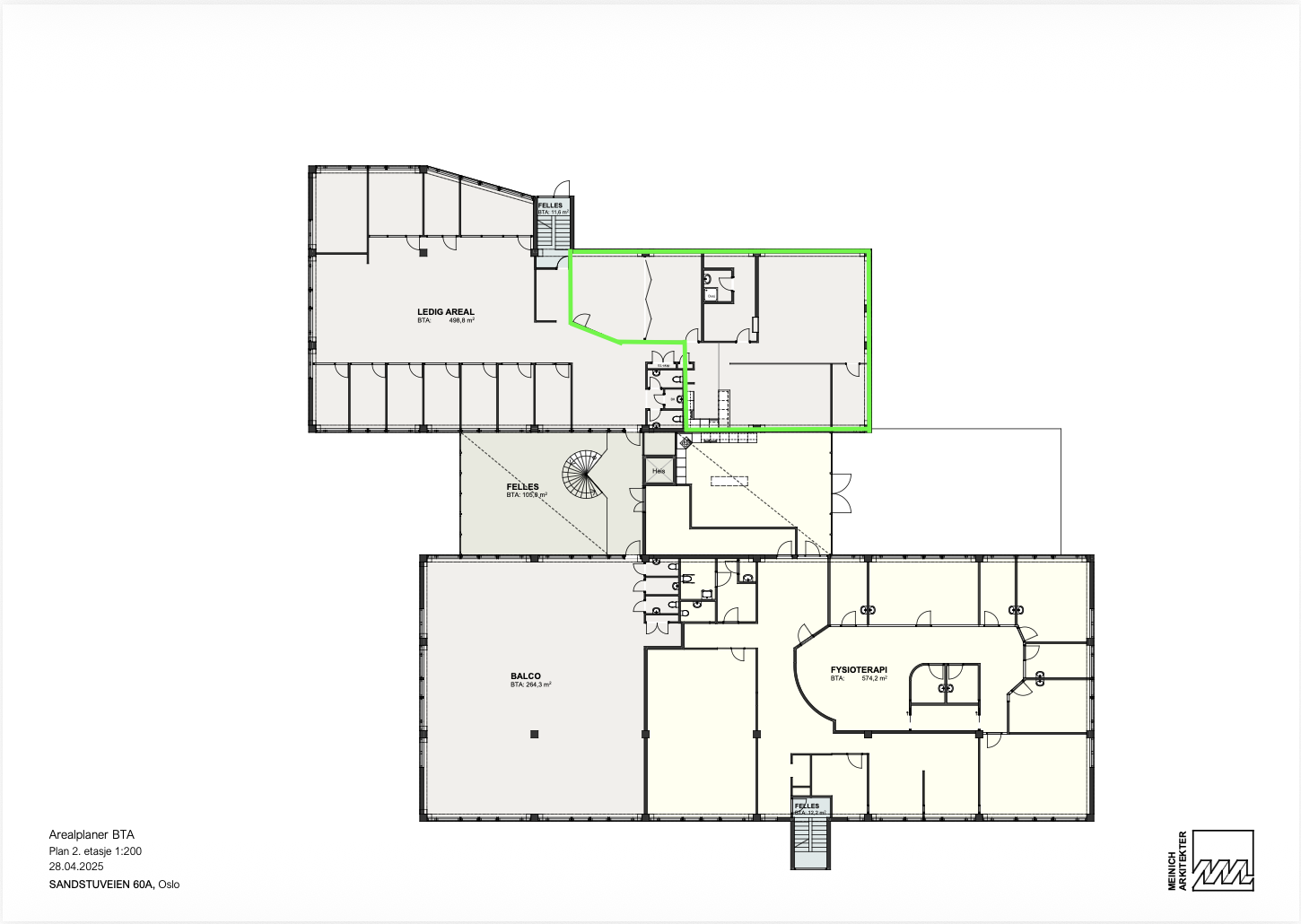 Tegning 2.etg. Galleribilde