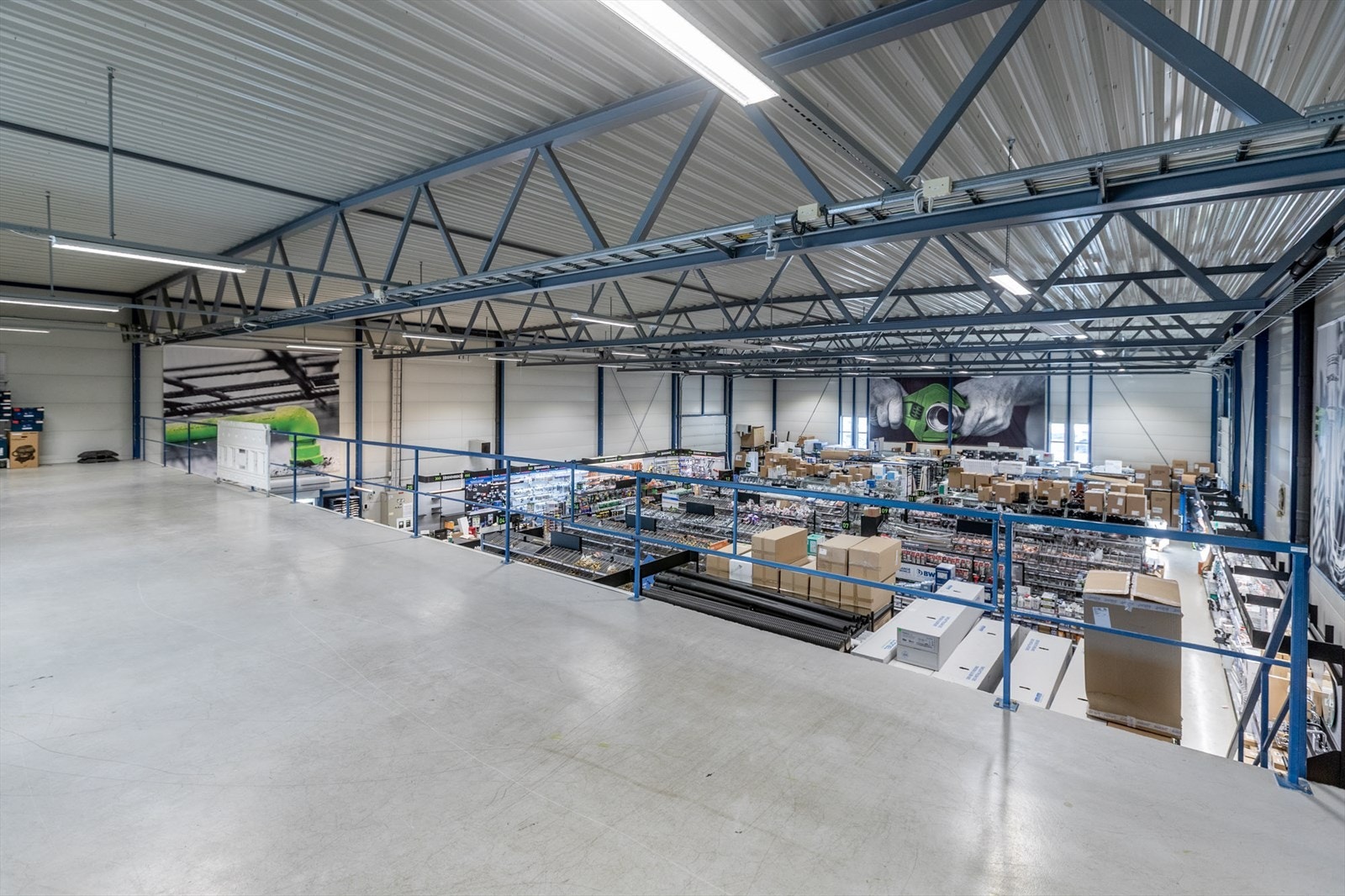 Utsyn fra messanin Galleribilde