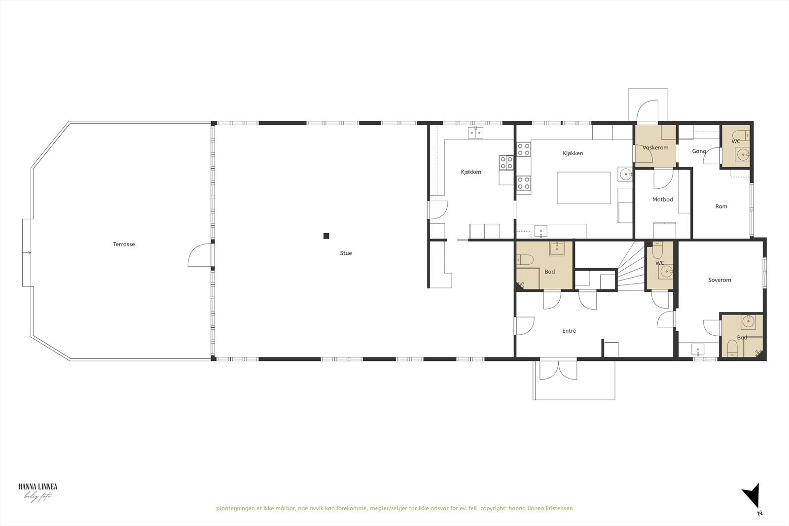 Plantegning 1.etasje Galleribilde