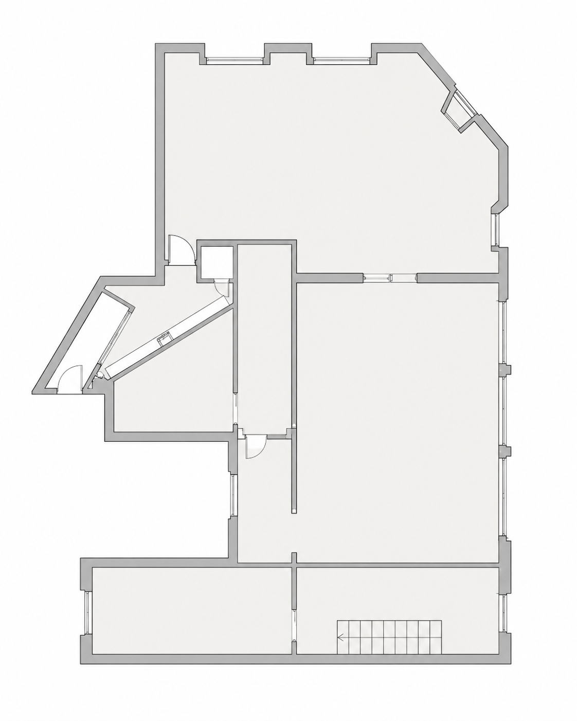 Toftes gate 61 - Planskisse 1.etg. Galleribilde
