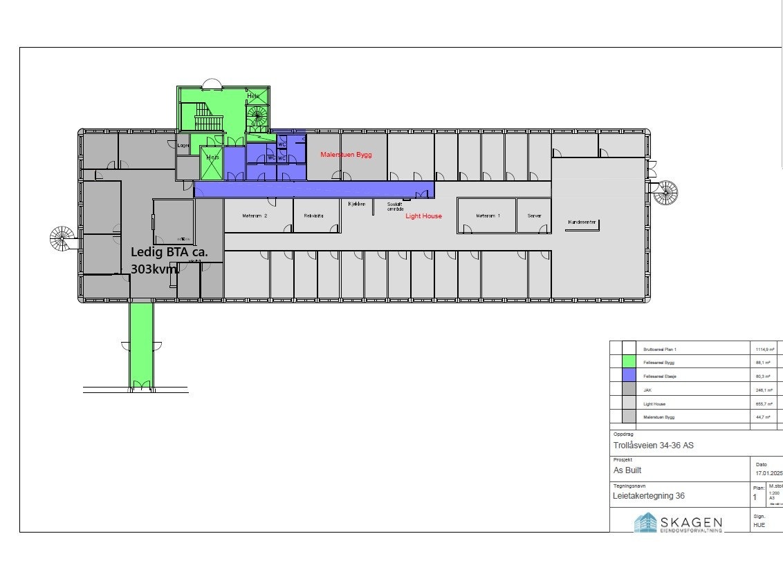 Trollåsveien 36 - Plan 1-Kontor Galleribilde