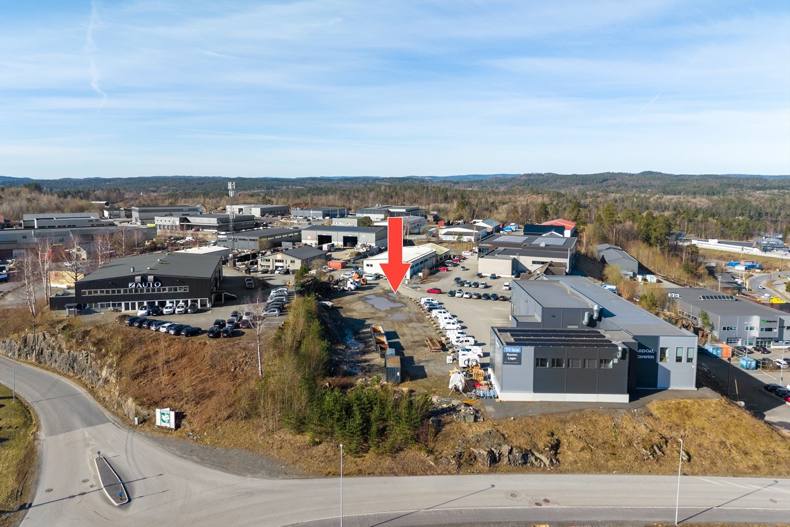Tomt Stoa - Oversiktsbilde. Galleribilde