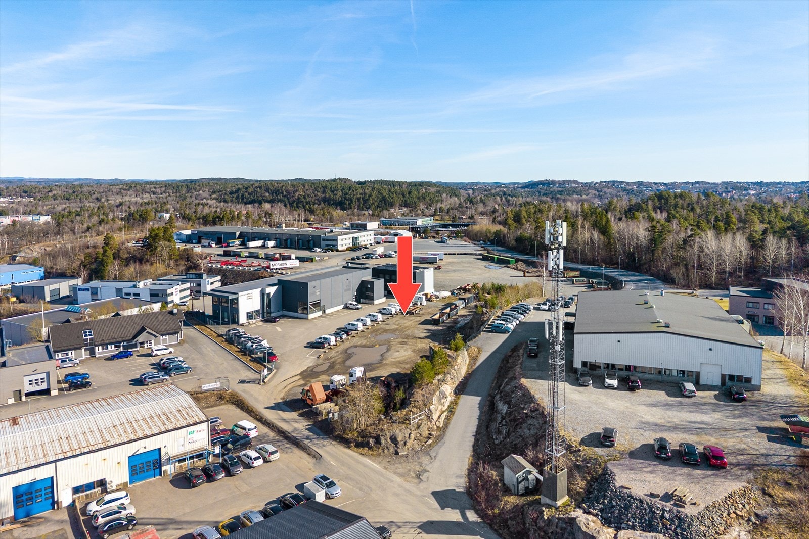 Tomt Stoa - Oversiktsbilde. Galleribilde