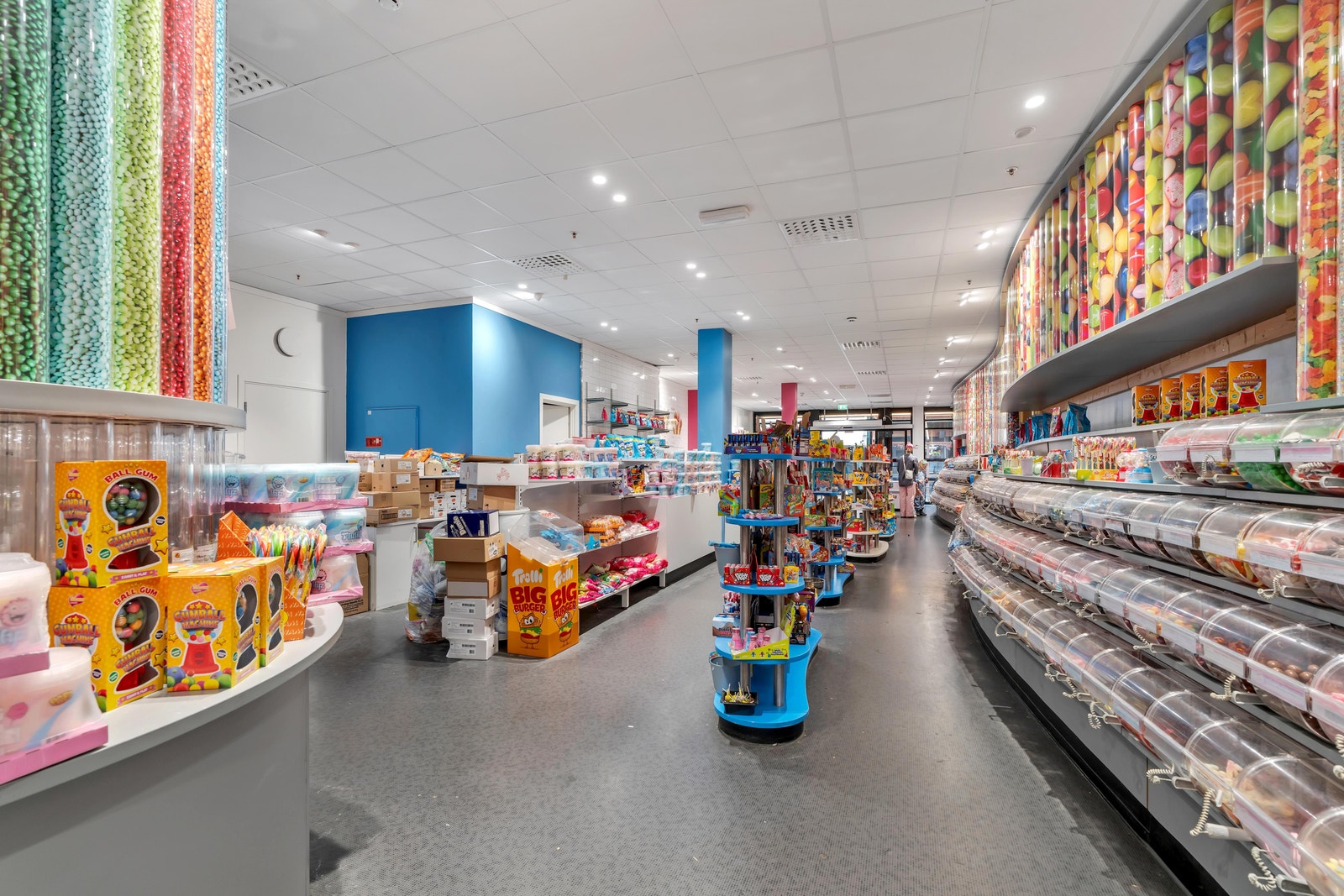 Stort åpent butikklokale Galleribilde
