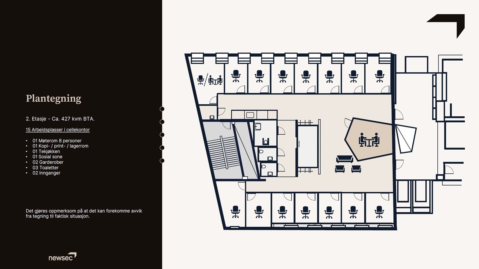Plantegning Galleribilde