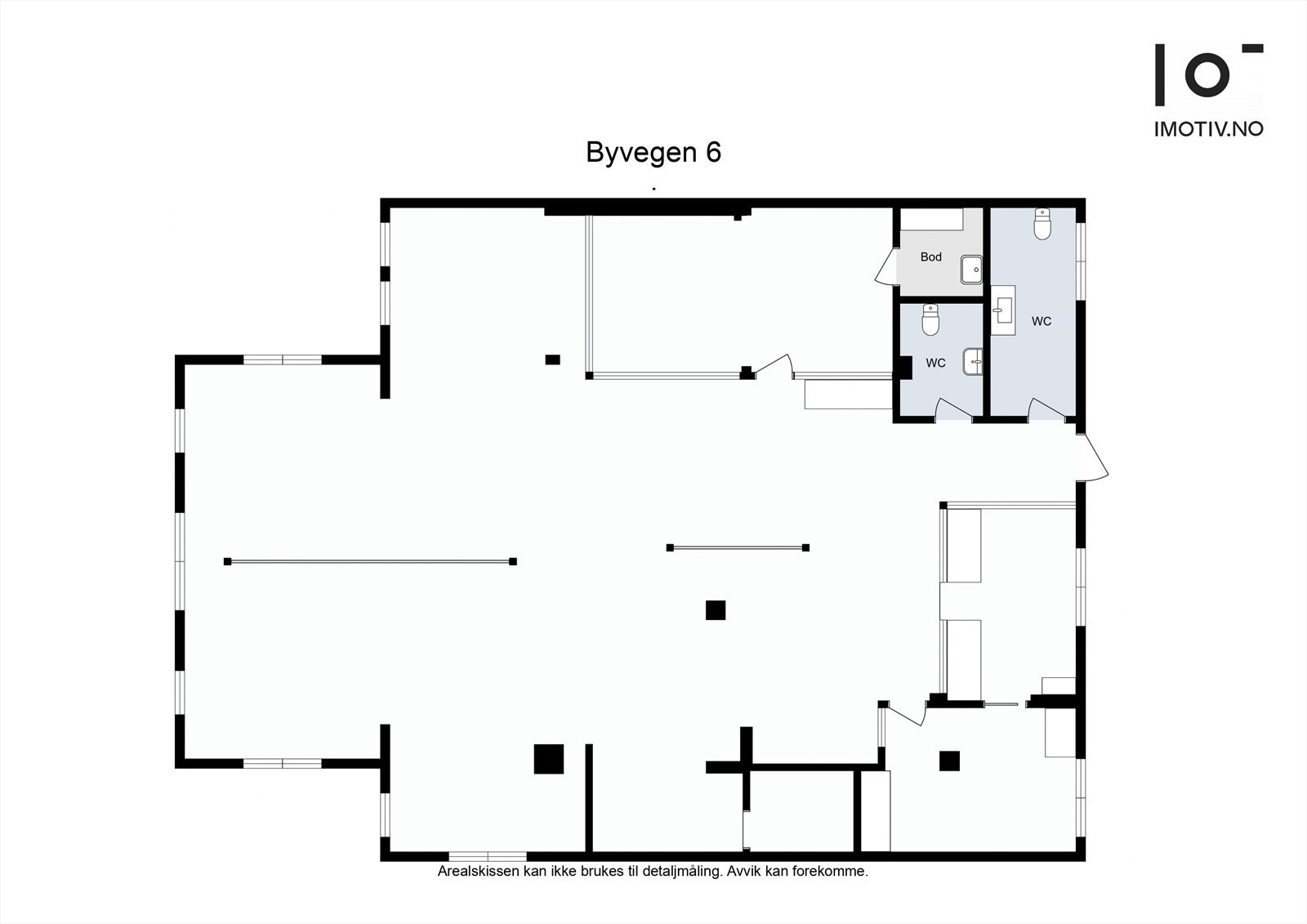 Stegen 2 - Plantegning Galleribilde