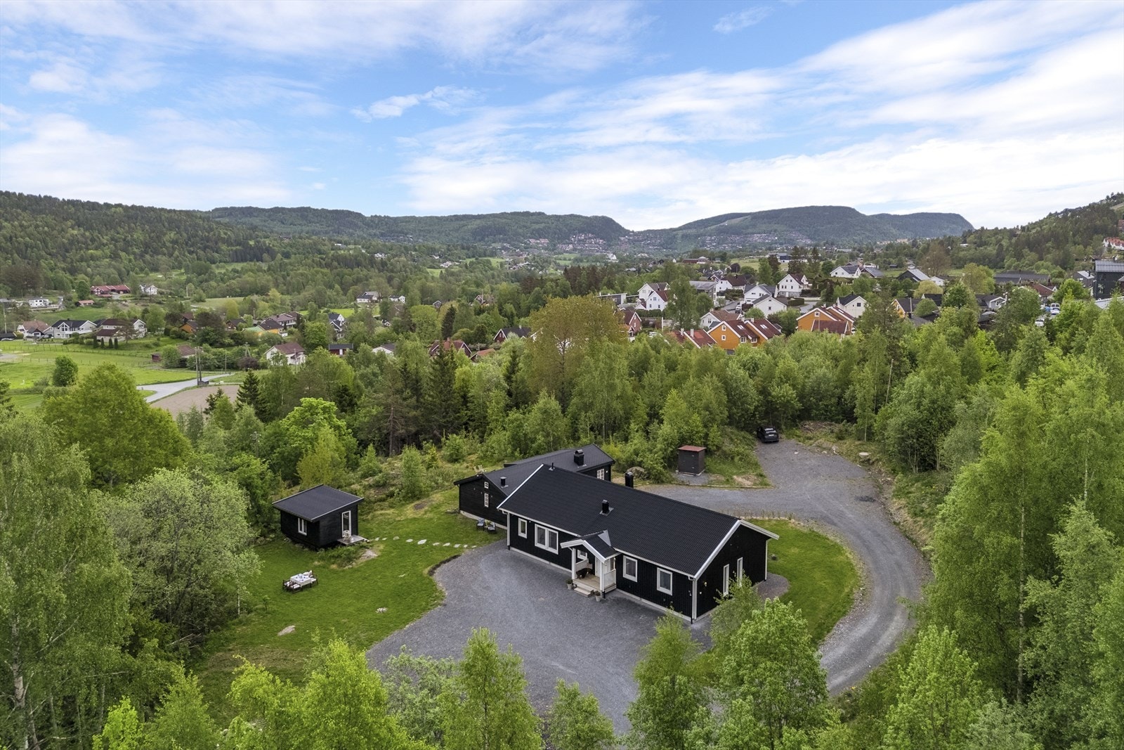 Oversikt over det nye våningshuset Galleribilde