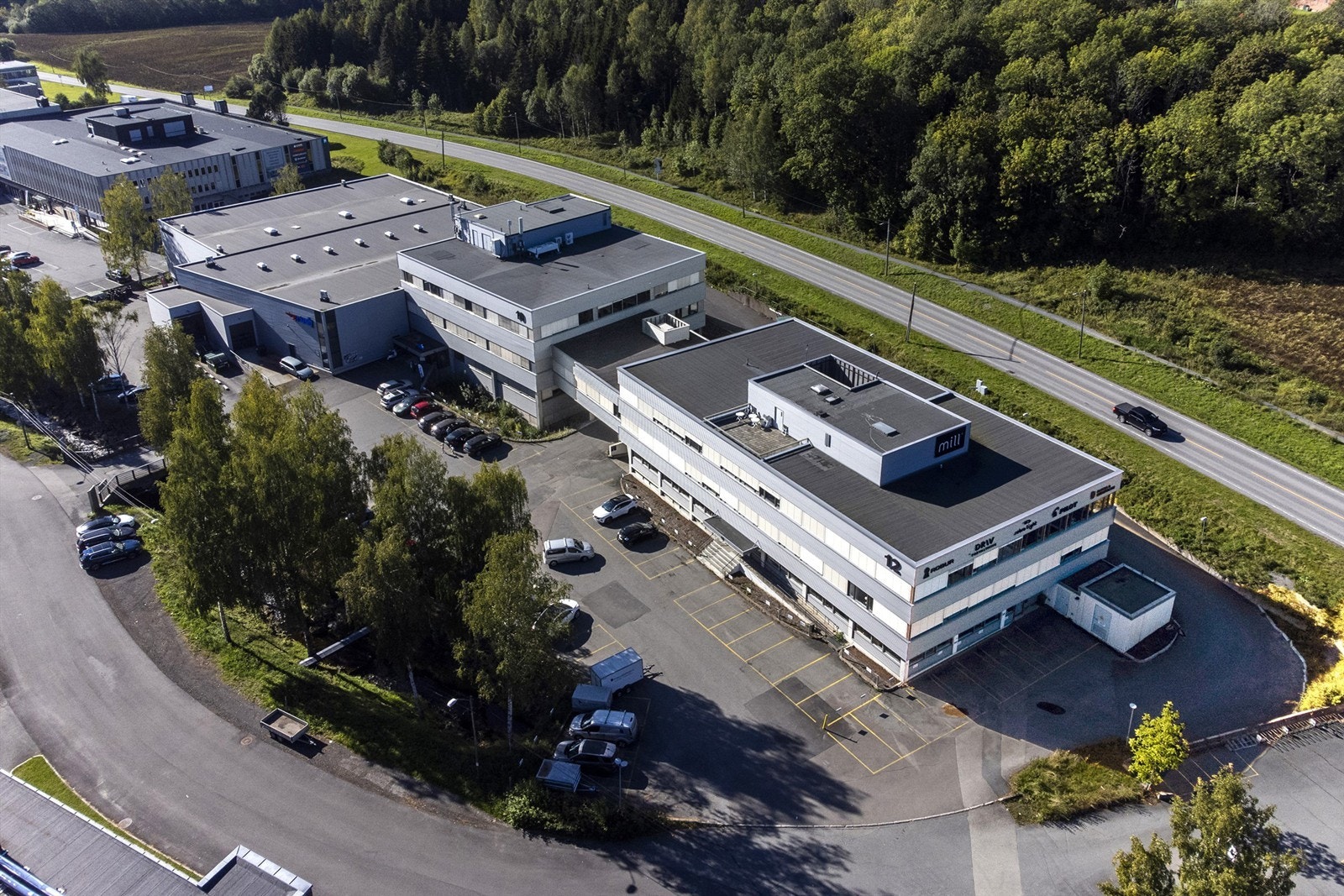 Dronebilde - gode eksponerings muligheter Galleribilde