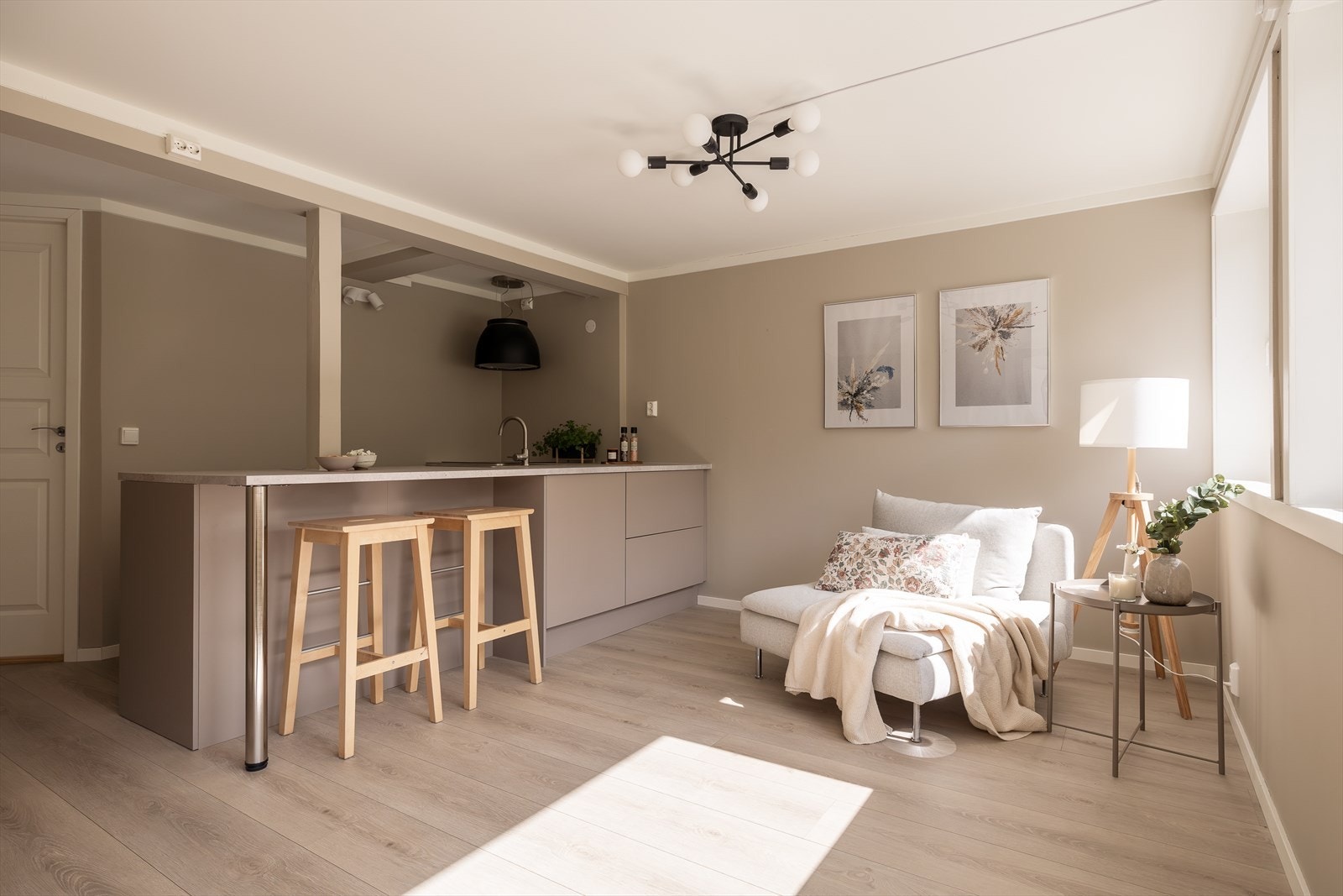 Hybelen gir fleksible bruksmuligheter Galleribilde