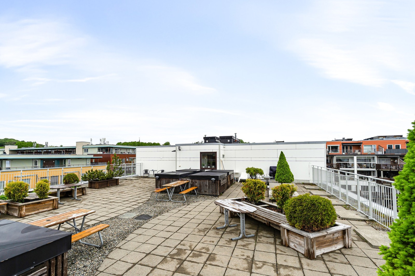 Felles takterrasse for beboerne. Galleribilde