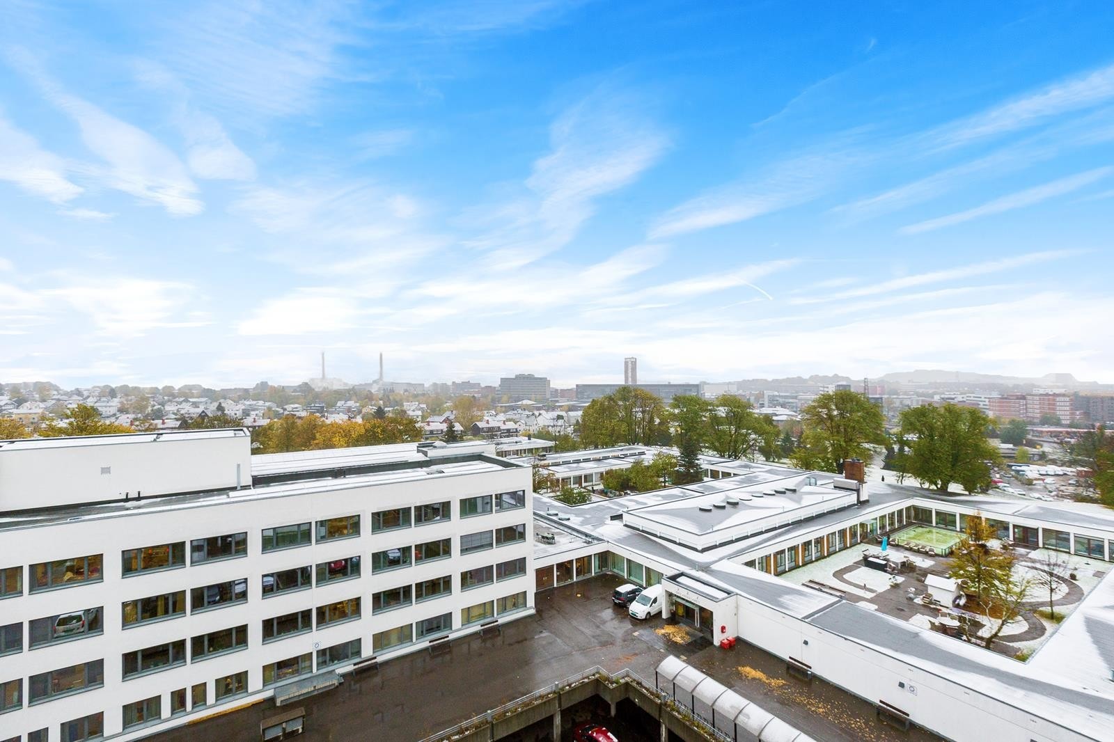Utsikt fra balkong. Galleribilde
