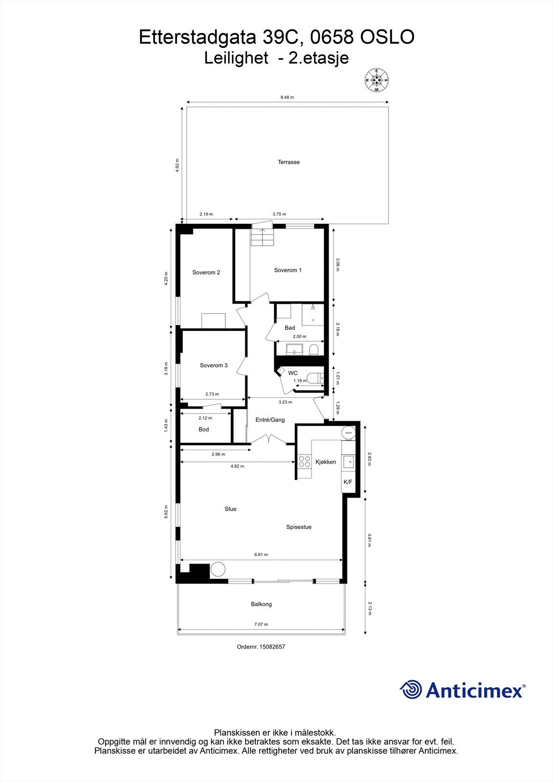 Plantegning Galleribilde