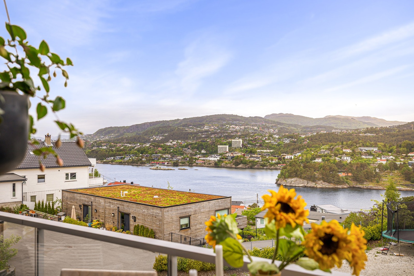 Her har du fin utsikt mot Eidsvågen med Tertnes i bakgrunnen Galleribilde