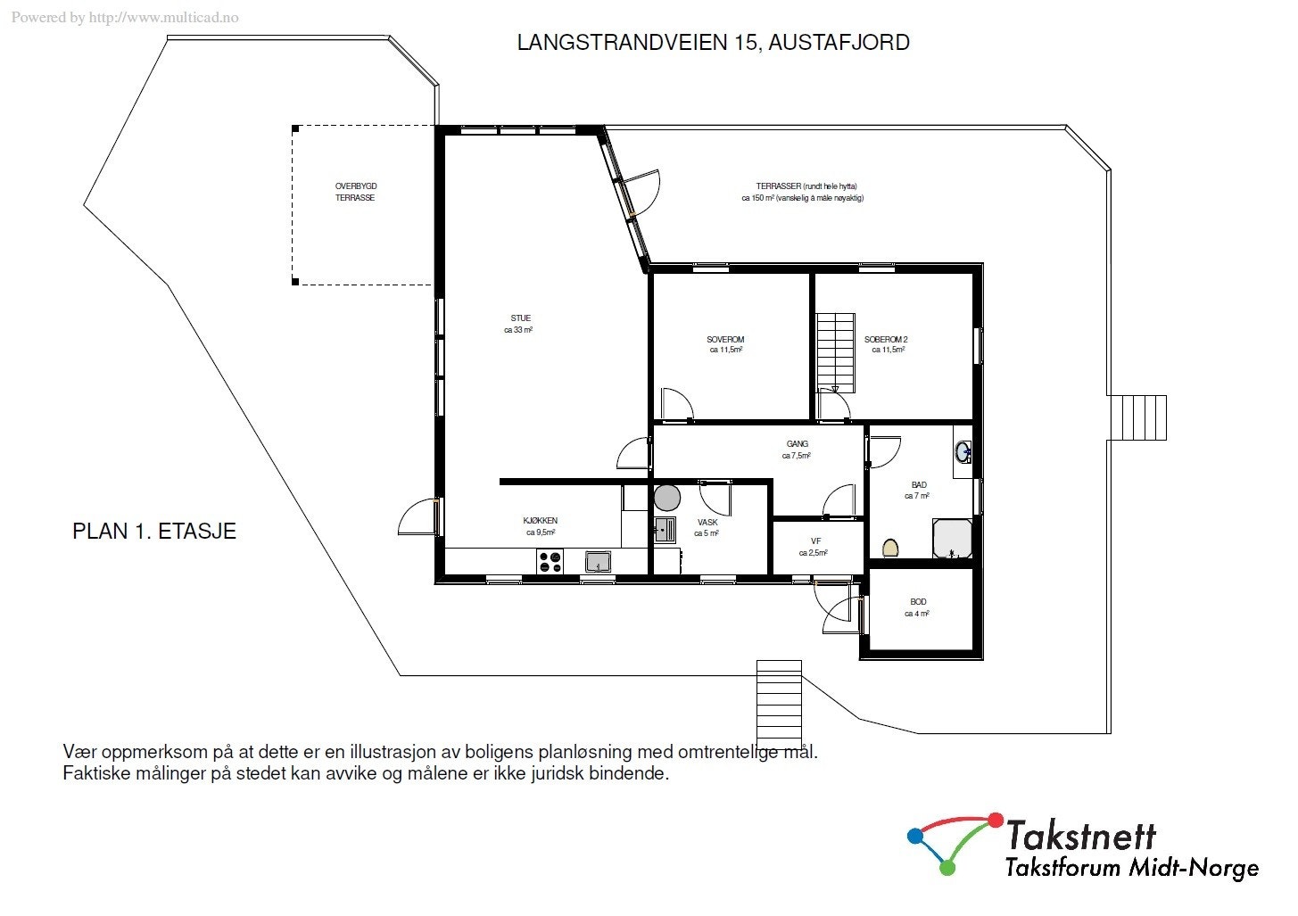 Langstrandveien 15 - plan 1 etg.jpg Galleribilde