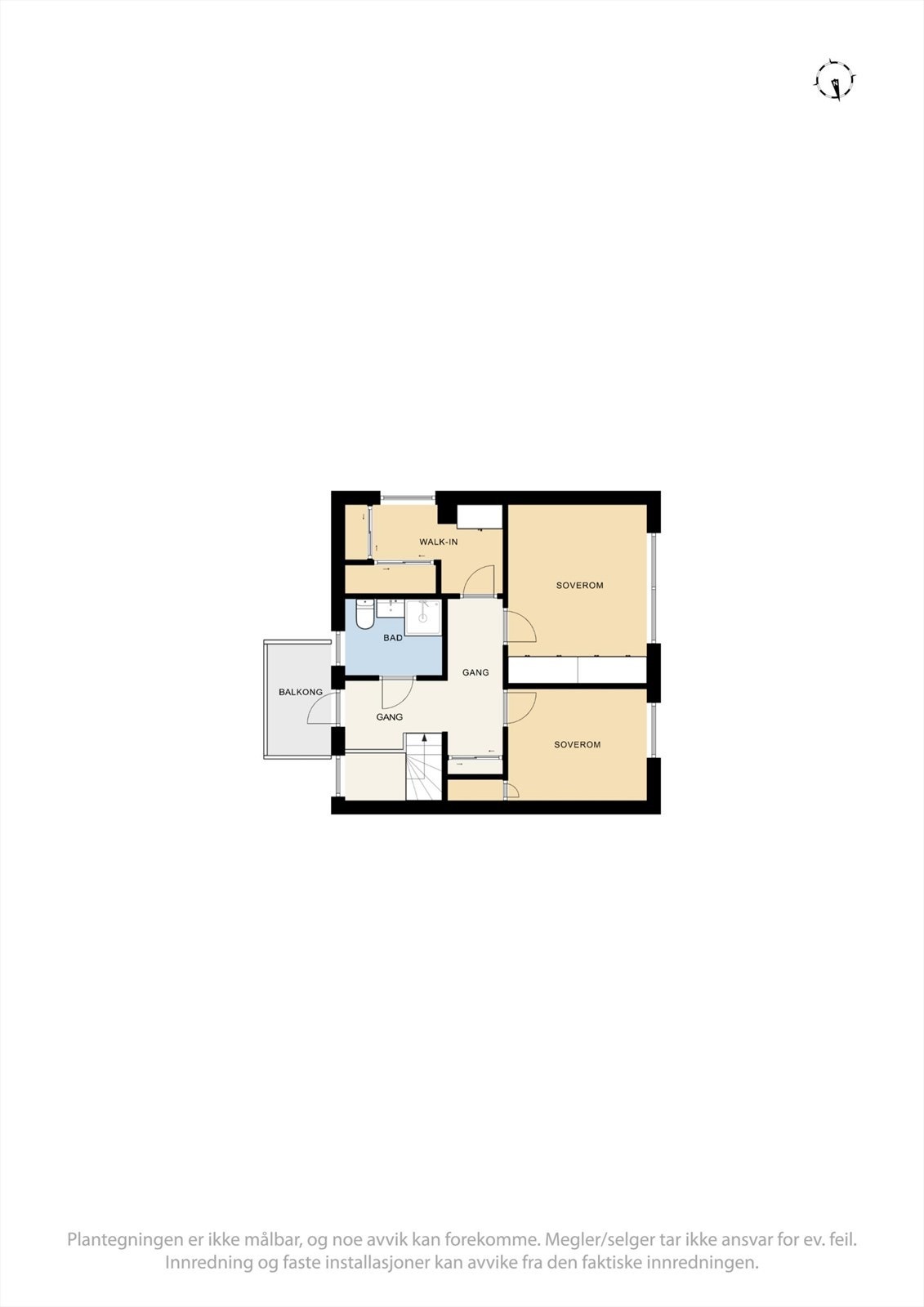Plantegning 2. etg. Galleribilde