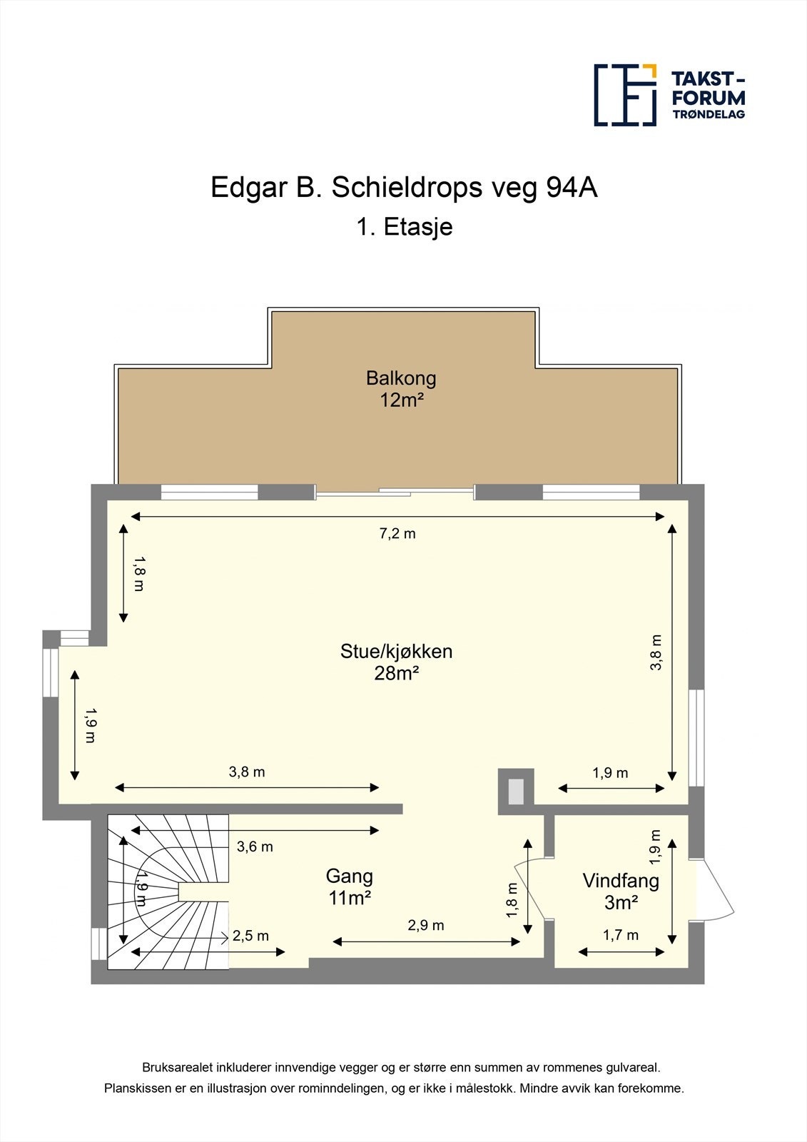 Planskisse - 1.etg. Galleribilde