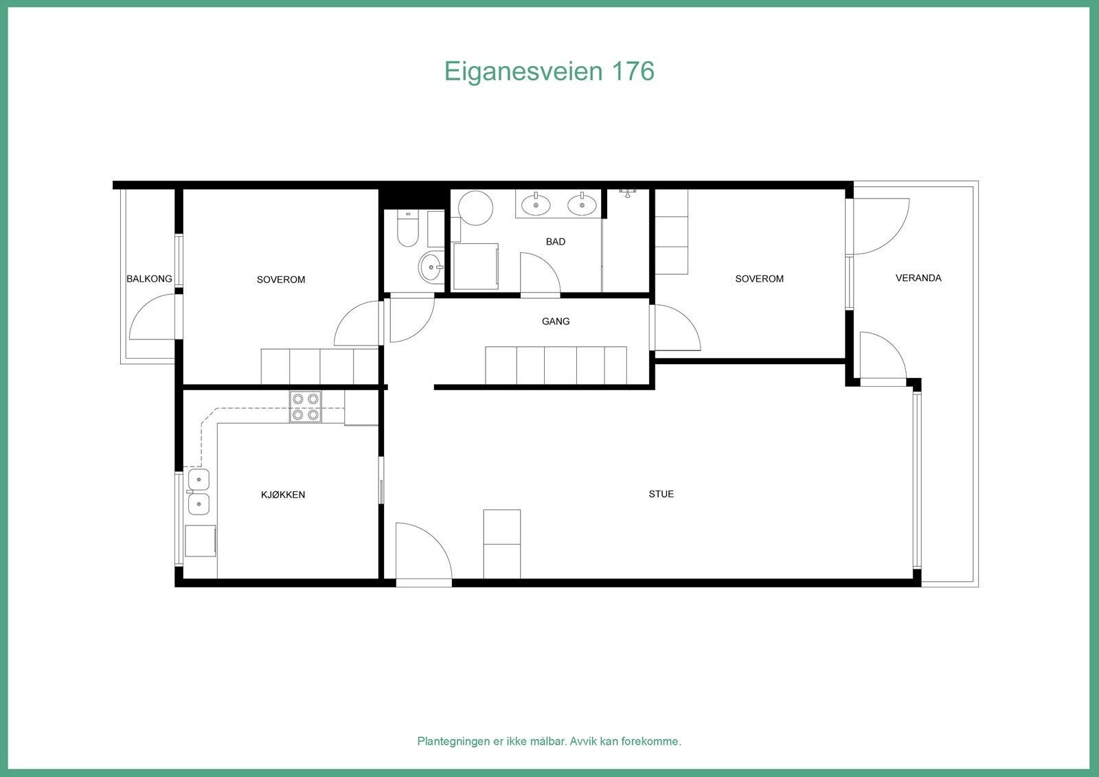Plantegning Galleribilde