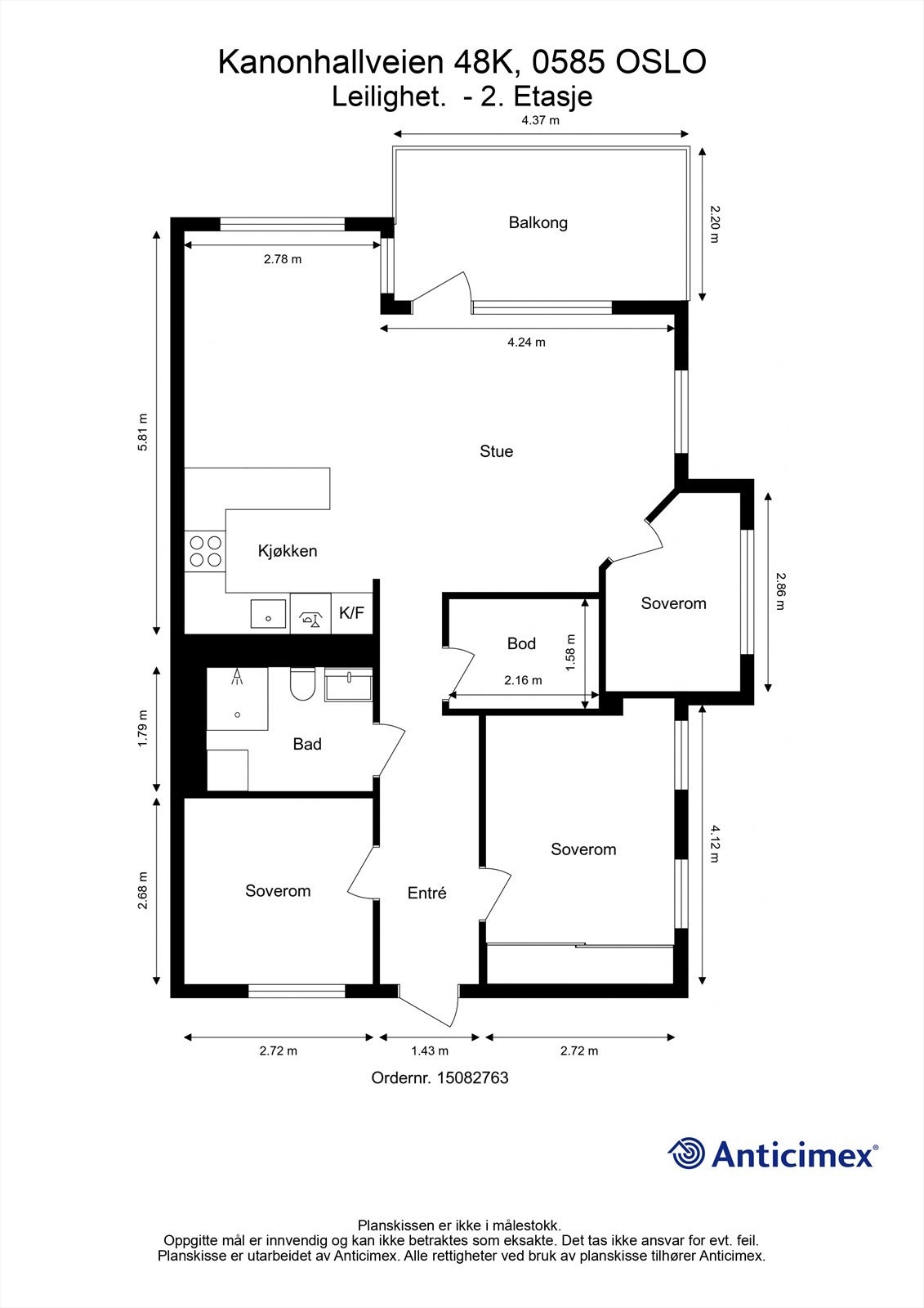 Plantegning Galleribilde
