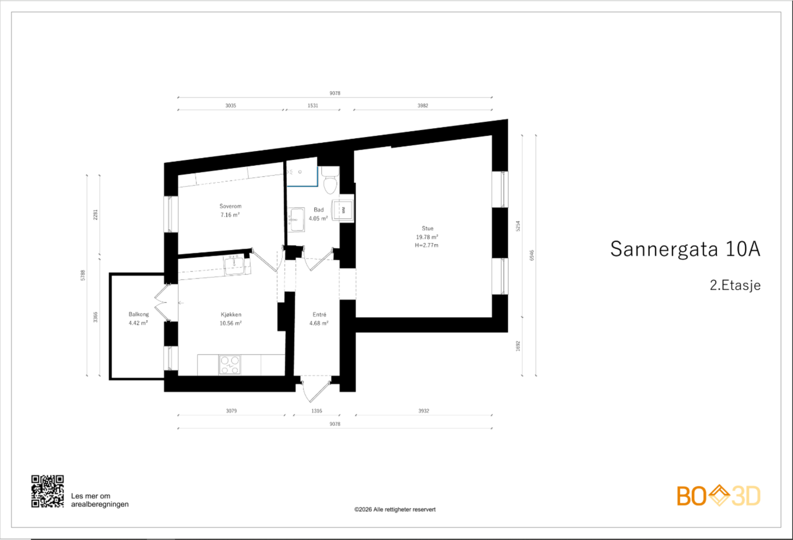 Plantegning - 2. etasje Galleribilde