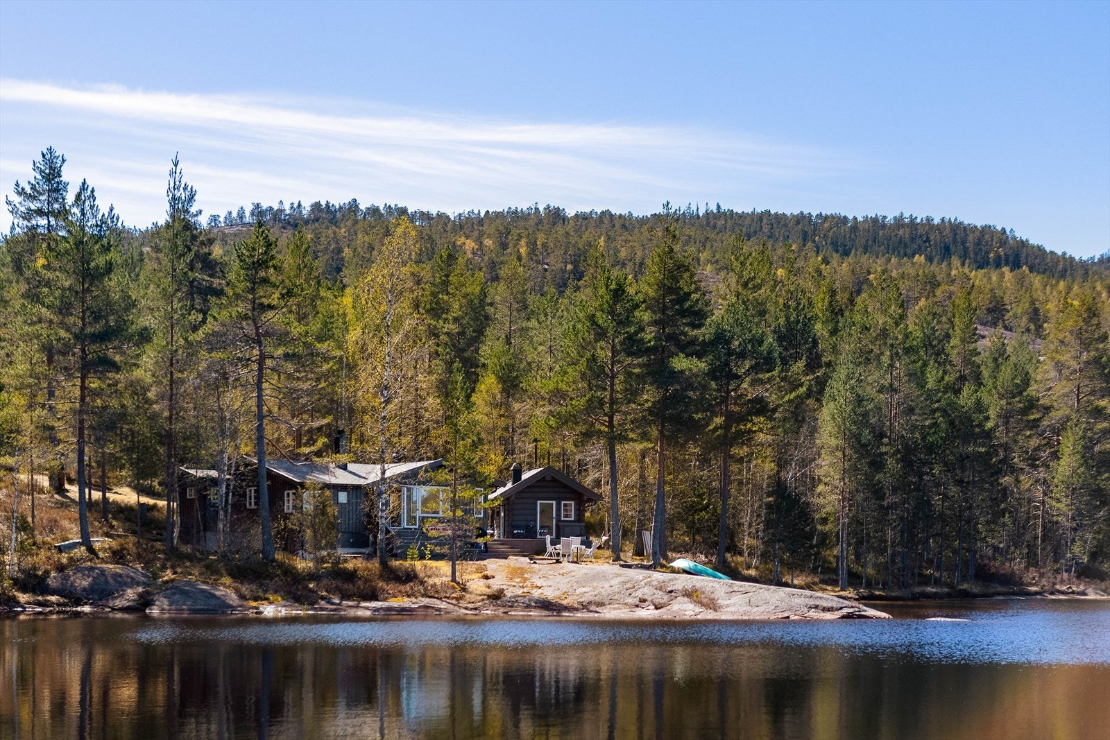 En sjelden mulighet til å sikre seg et lite paradis ved vannet. Galleribilde