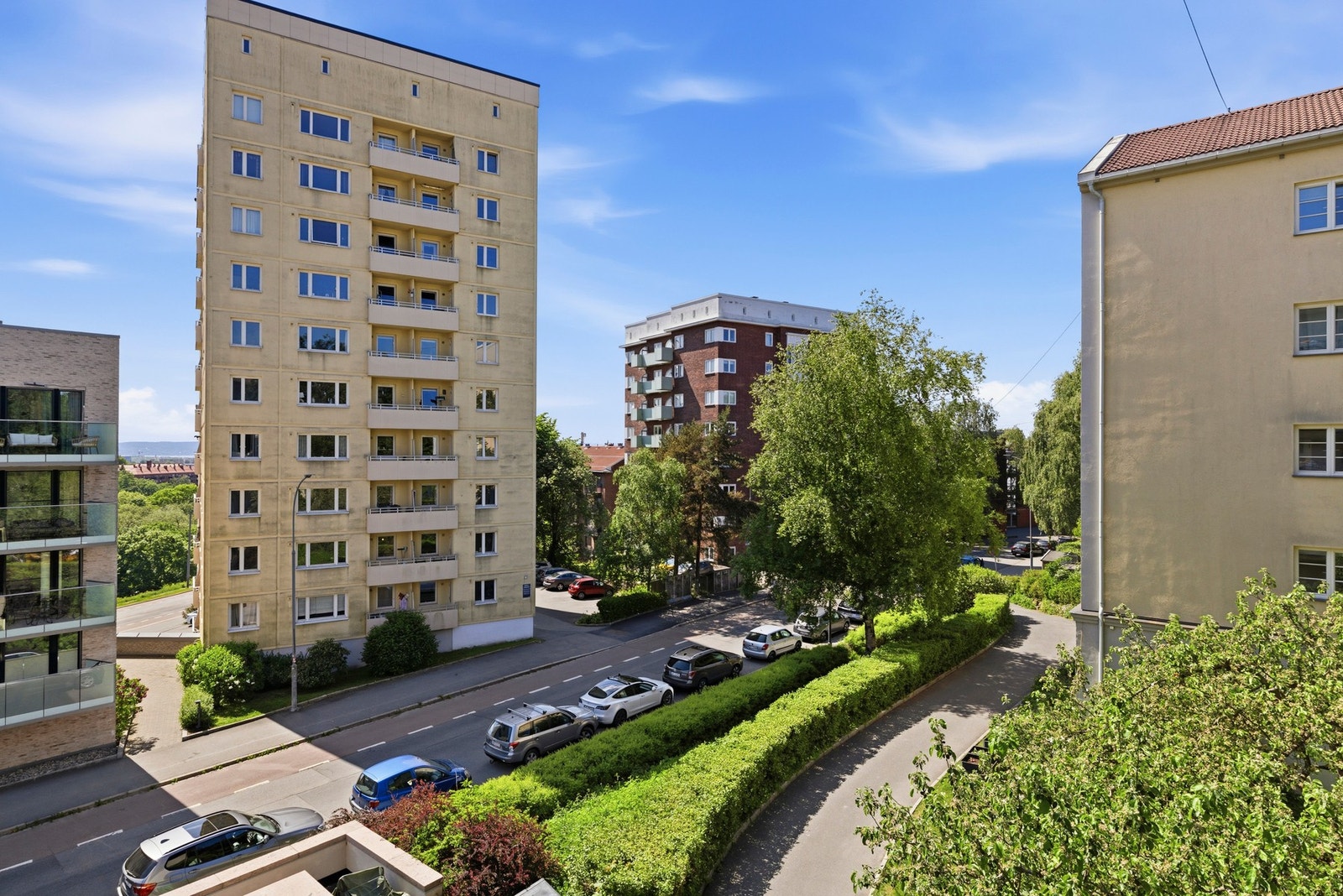 Utsyn fra balkongen Galleribilde