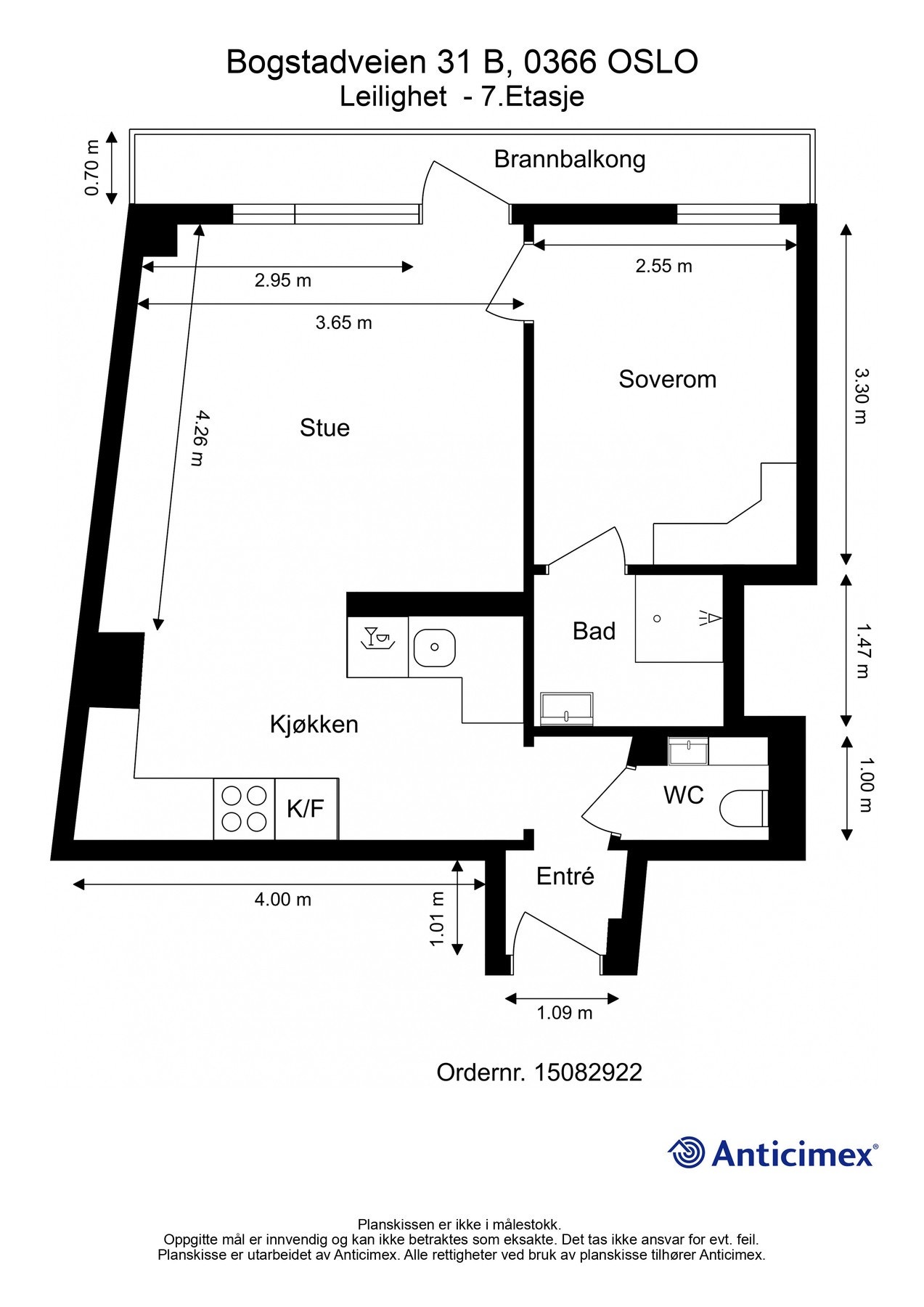 Planskisse. Galleribilde