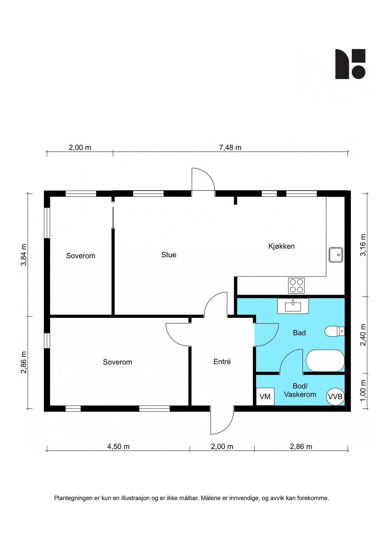 Plantegning Galleribilde