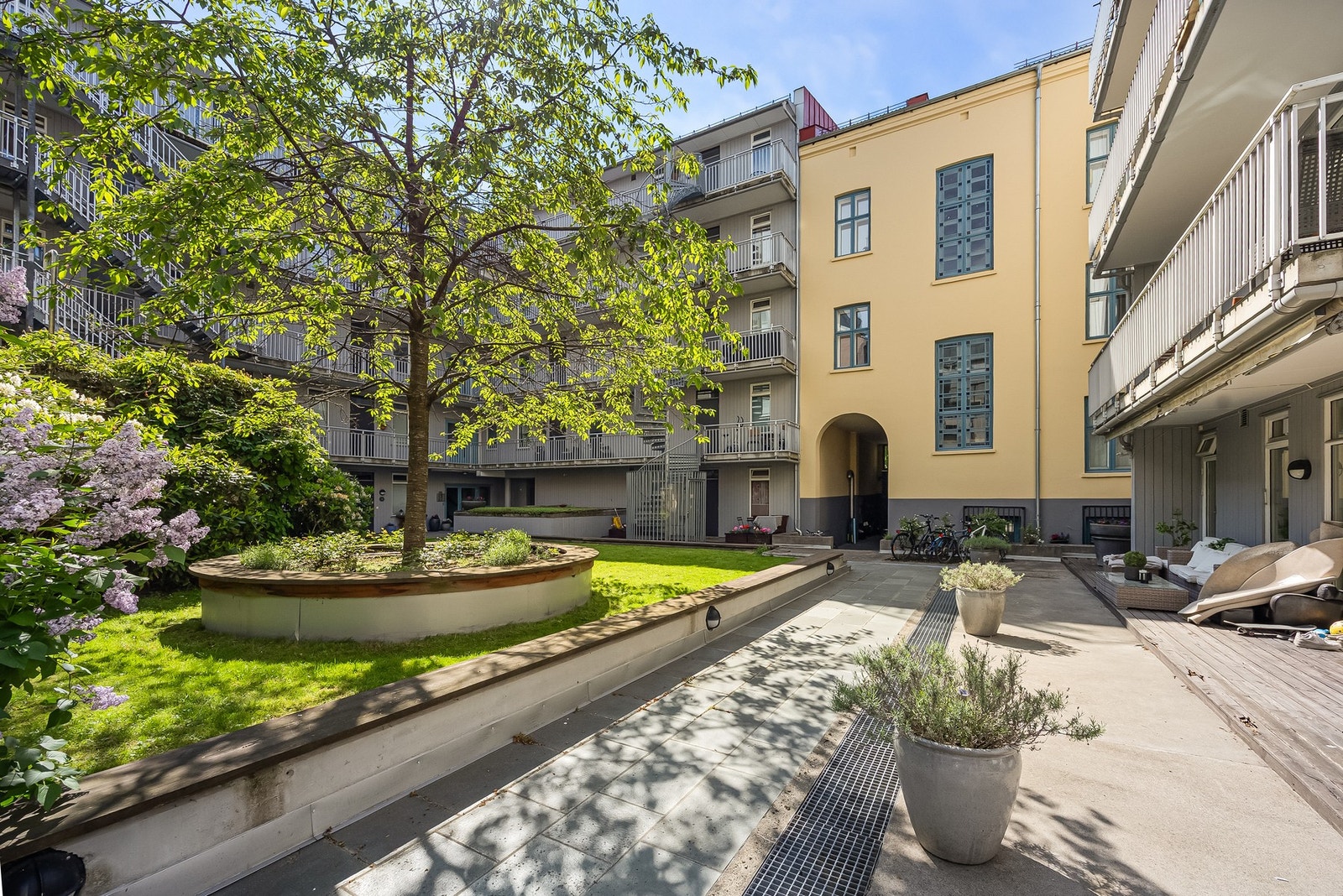 Pent opparbeidet fellesområde. Galleribilde