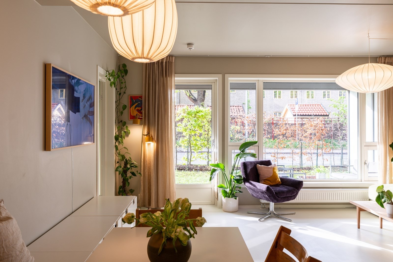 Kjekt å vite er at både internett og varmtvann er inkludert i felleskostnadene. Galleribilde