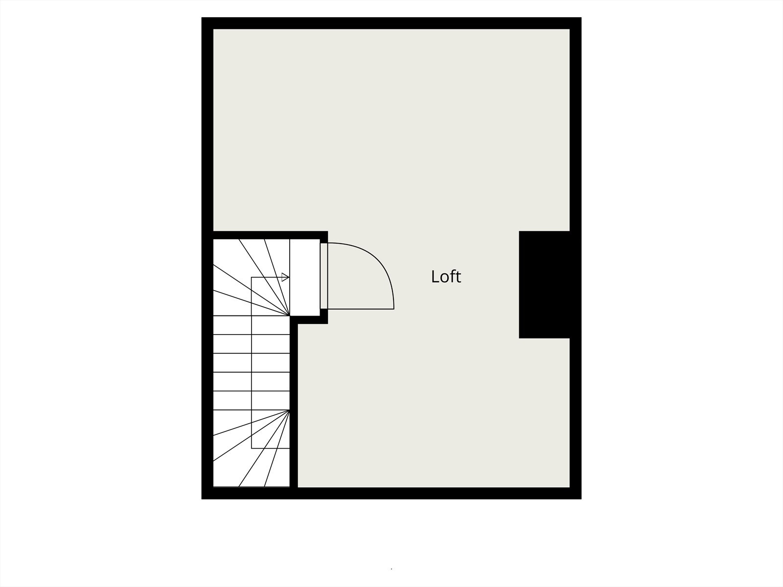 Loftet byr på gode lagringsmuligheter. Det er også ekstern bod i u.etg Galleribilde
