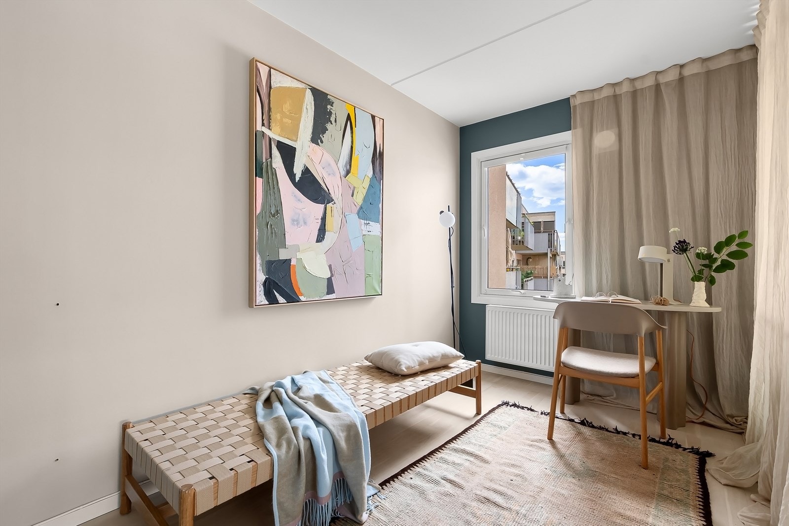 Rommets størrelse gir gode bruksmuligheter. Galleribilde