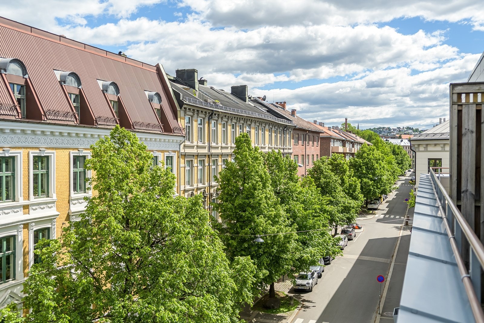 Hyggelig utsyn mot grønne og rolige omgivelser. Galleribilde
