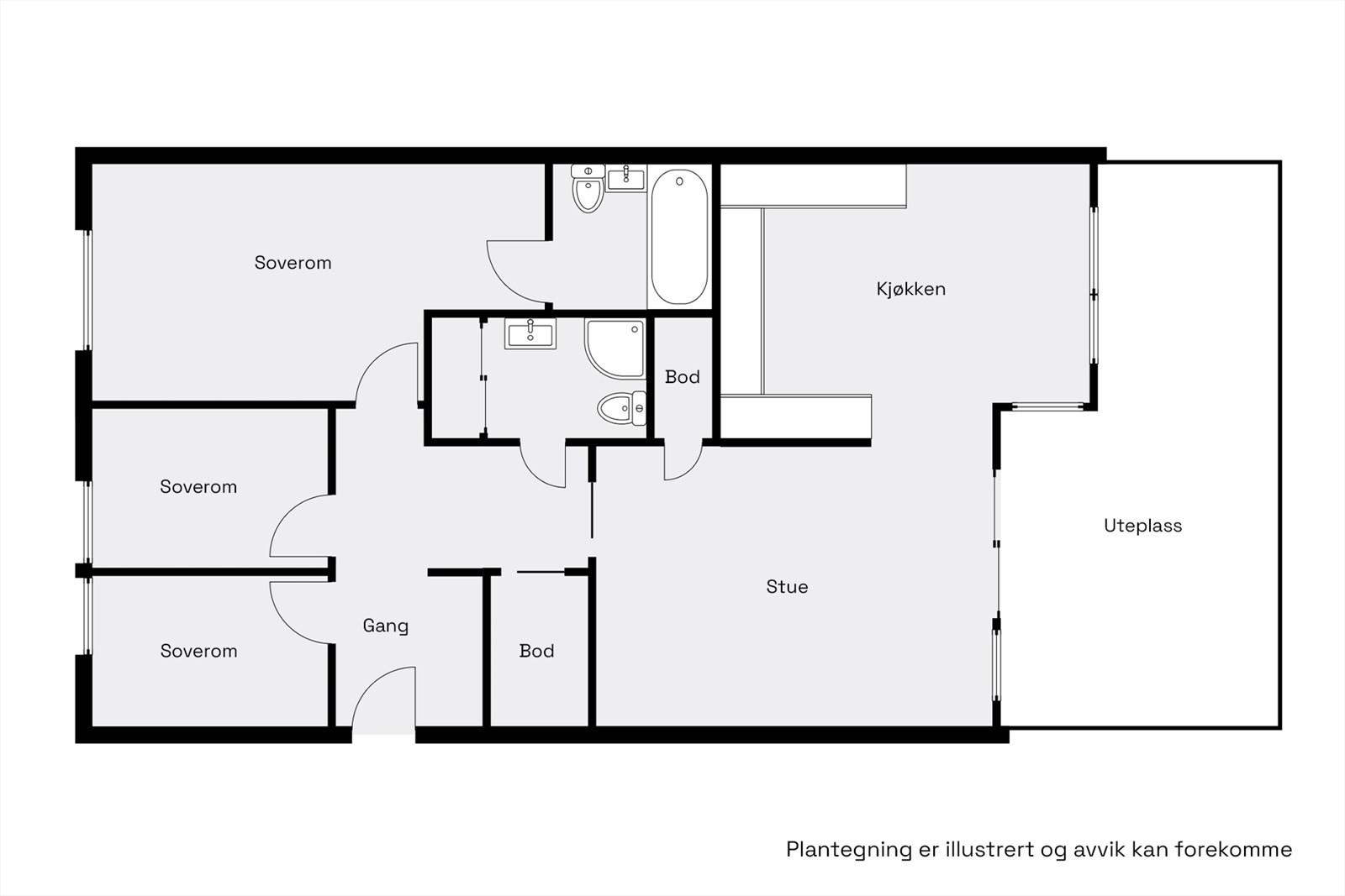 Plantegning Galleribilde