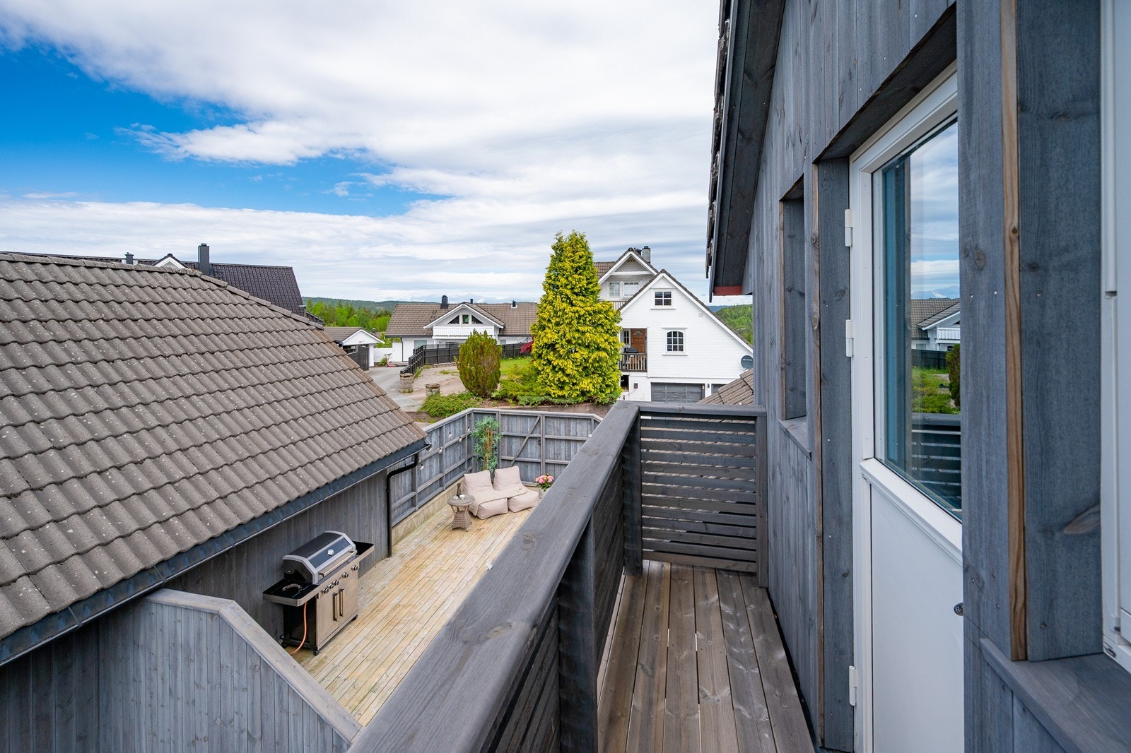 Balkongen er omtrent 2 kvm Galleribilde