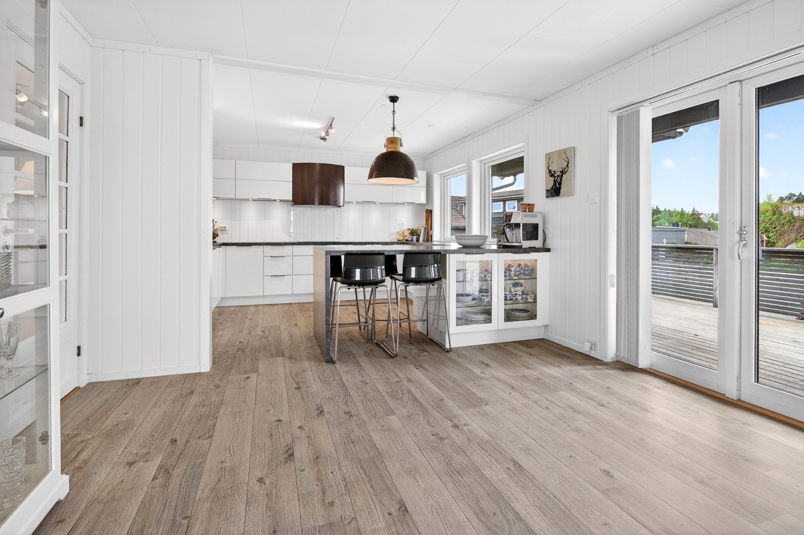 Åpen løsning mot kjøkken Galleribilde