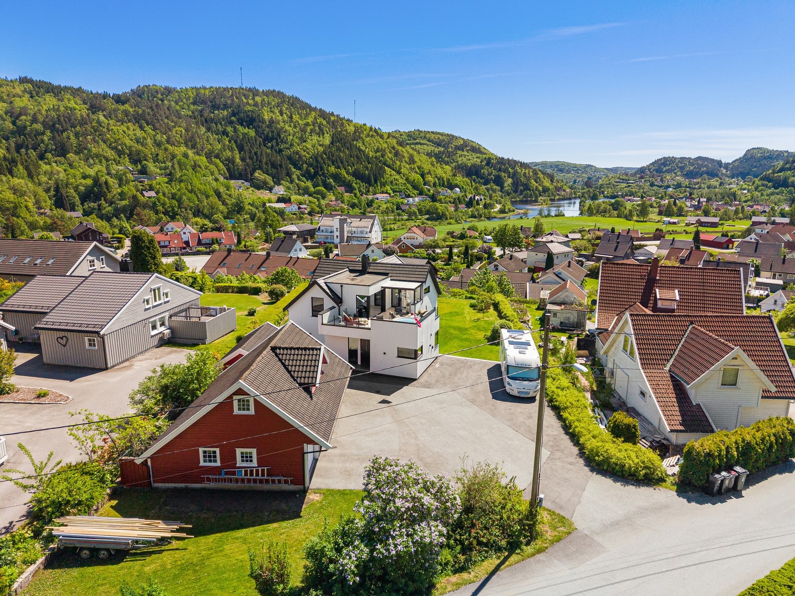 Stor og flott utsikts tomt Galleribilde