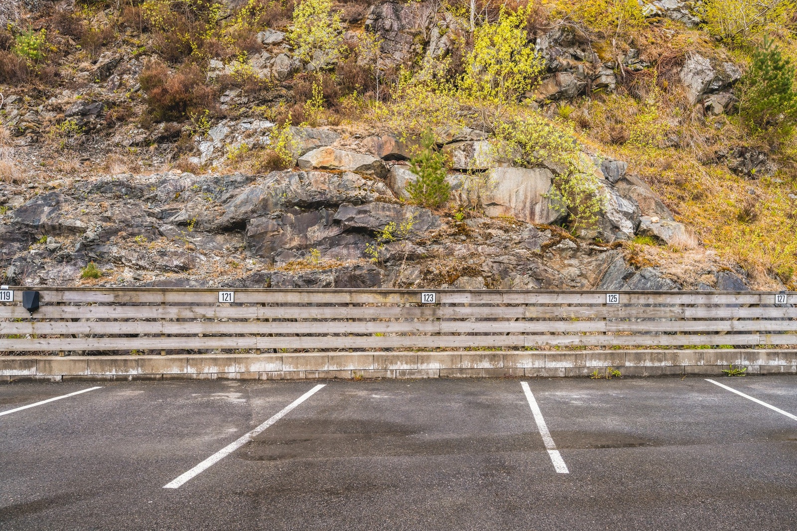 Parkeringsmulighet på felles parkeringsplass Galleribilde